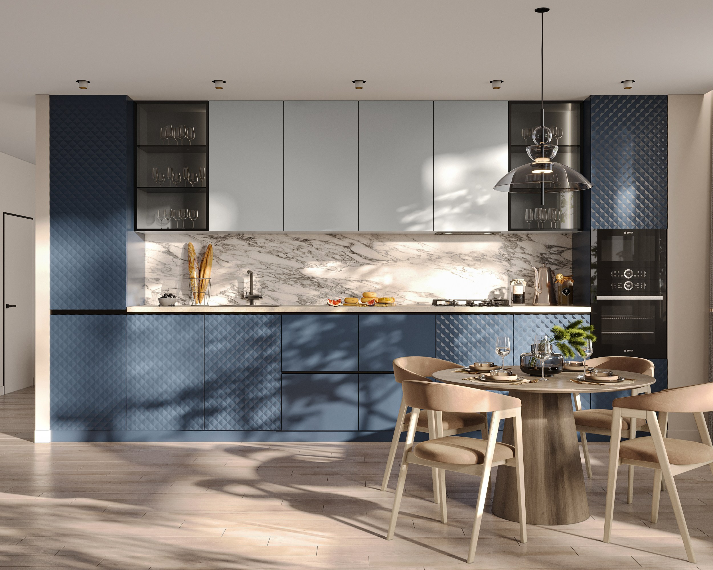 MKR кухонные гарнитуры (предметная 3D визуализация). Королёва Анастасия | 3D визуализатор