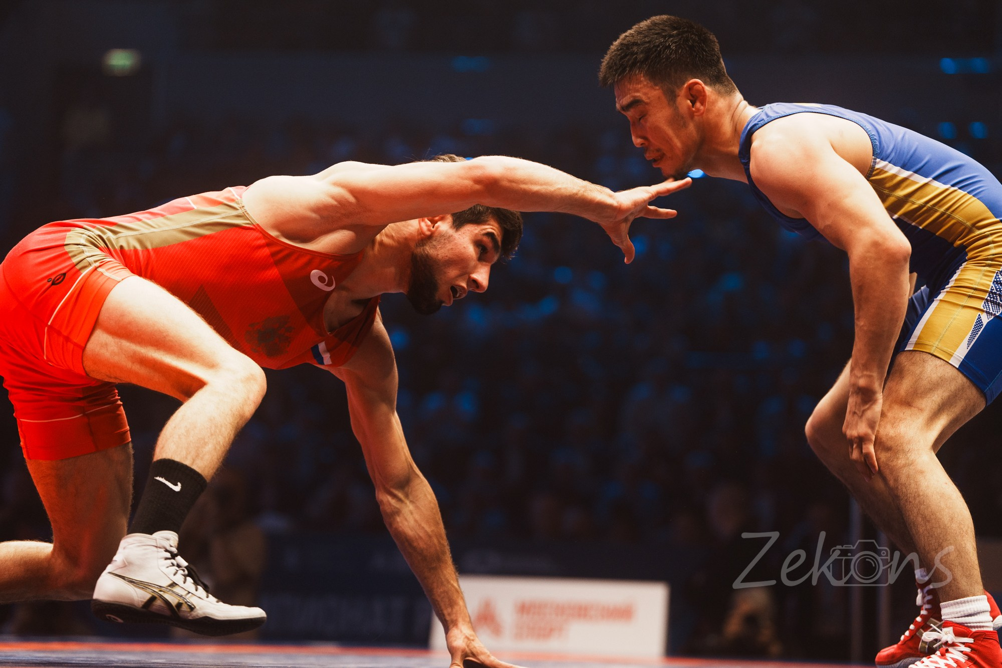 Чемпионат России по вольной борьбе 2025 (Москва). Zekons. Фото, видео, нейросети