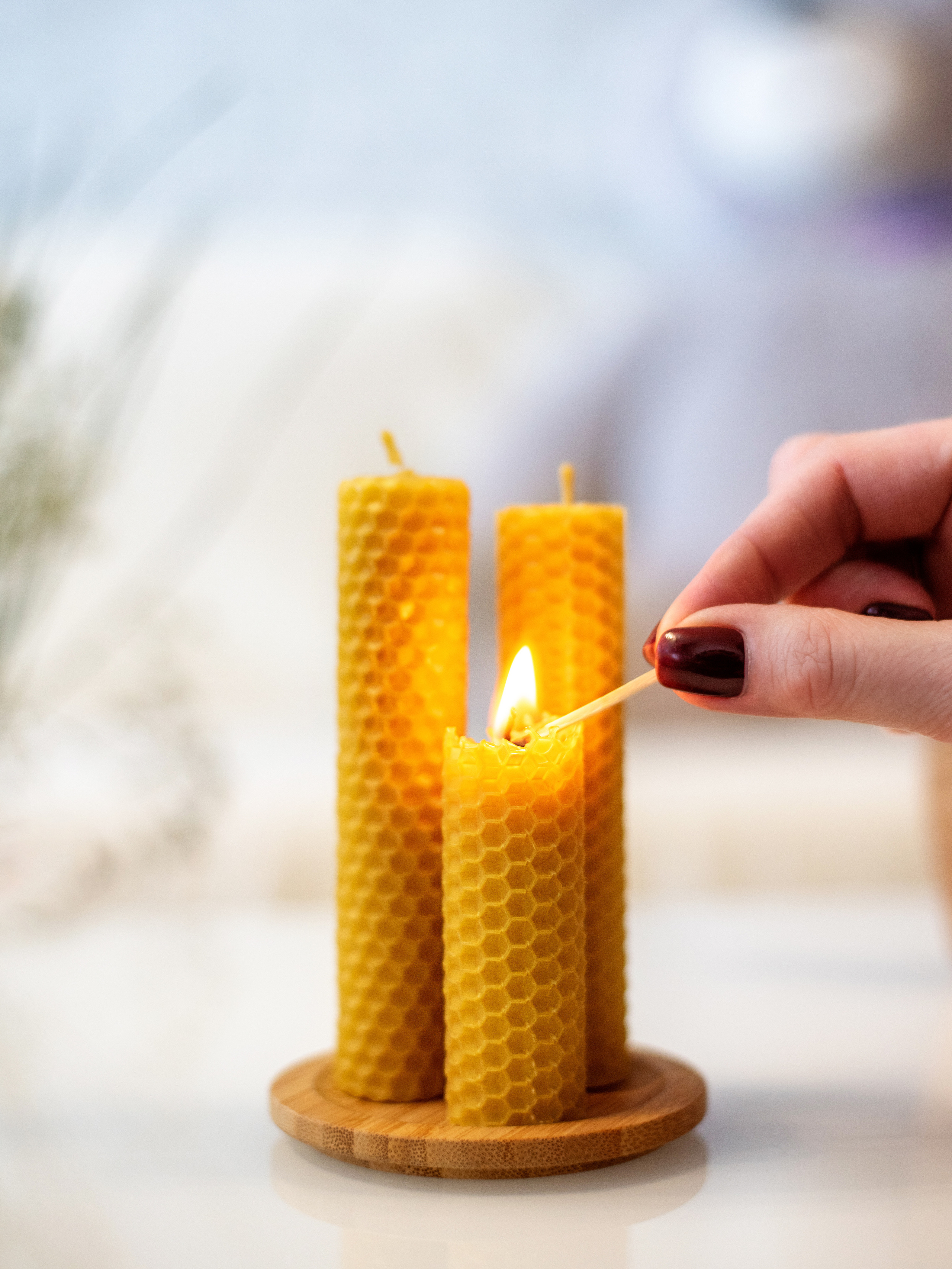 предметное фото в калуге свеча из вощины