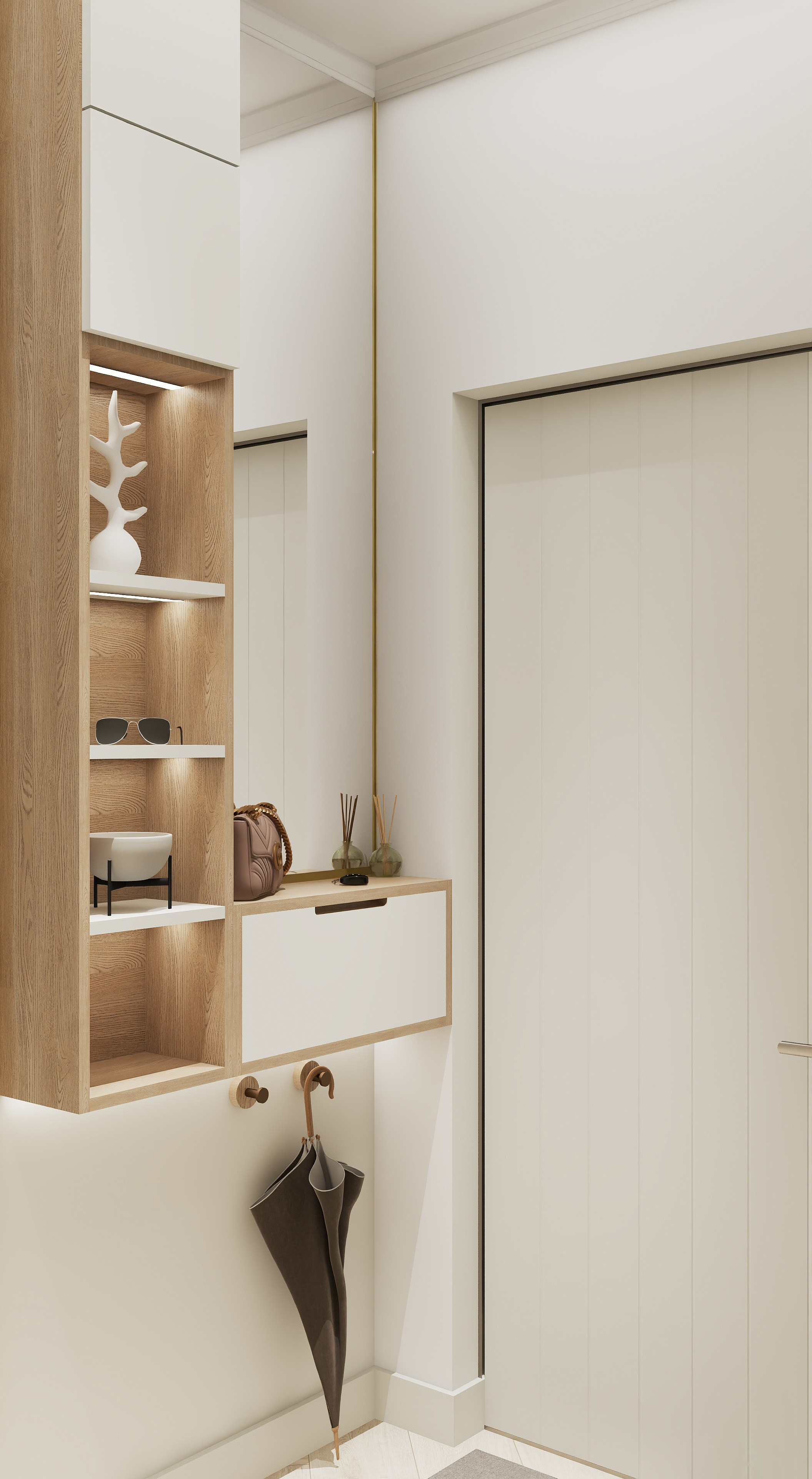 Однокомнатная квартира. Дизайнер интерьера Вишнякова Ульяна