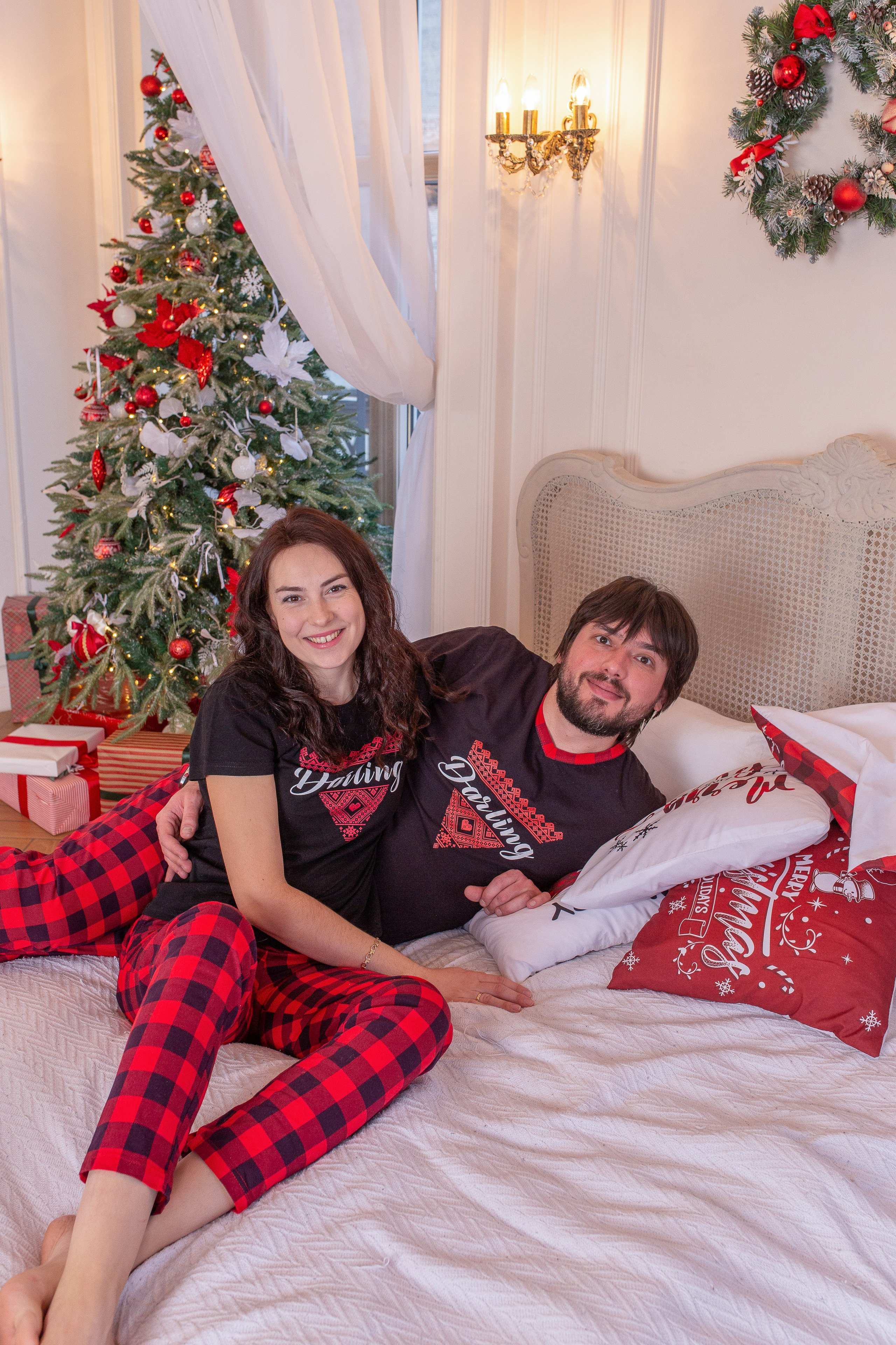 Новый год 2024. Фотосессия беременности, семейный фотограф в Санкт-Петербурге