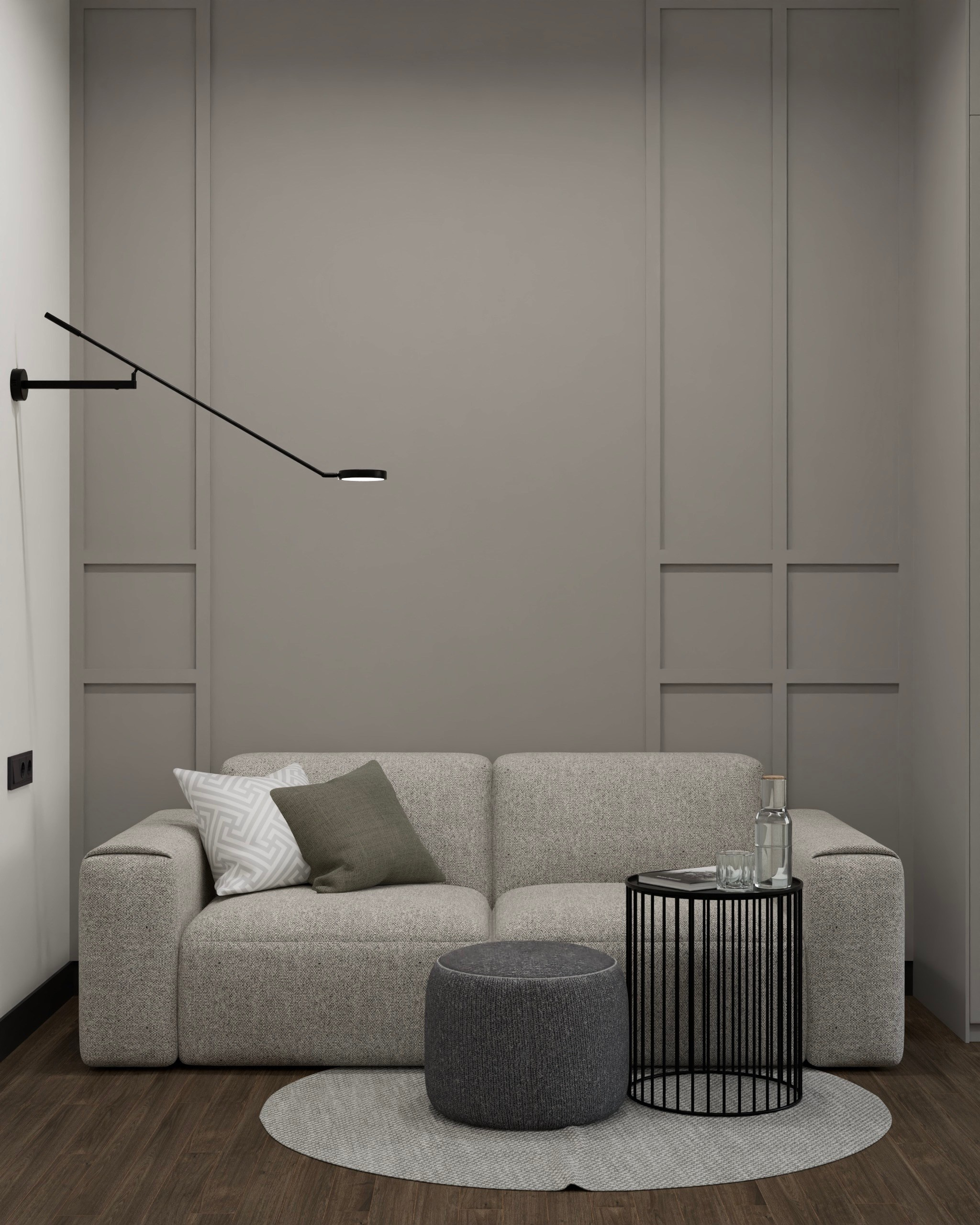 Четырёхкомнатная квартира — 128 м². DMDesign — студия дизайна интерьеров