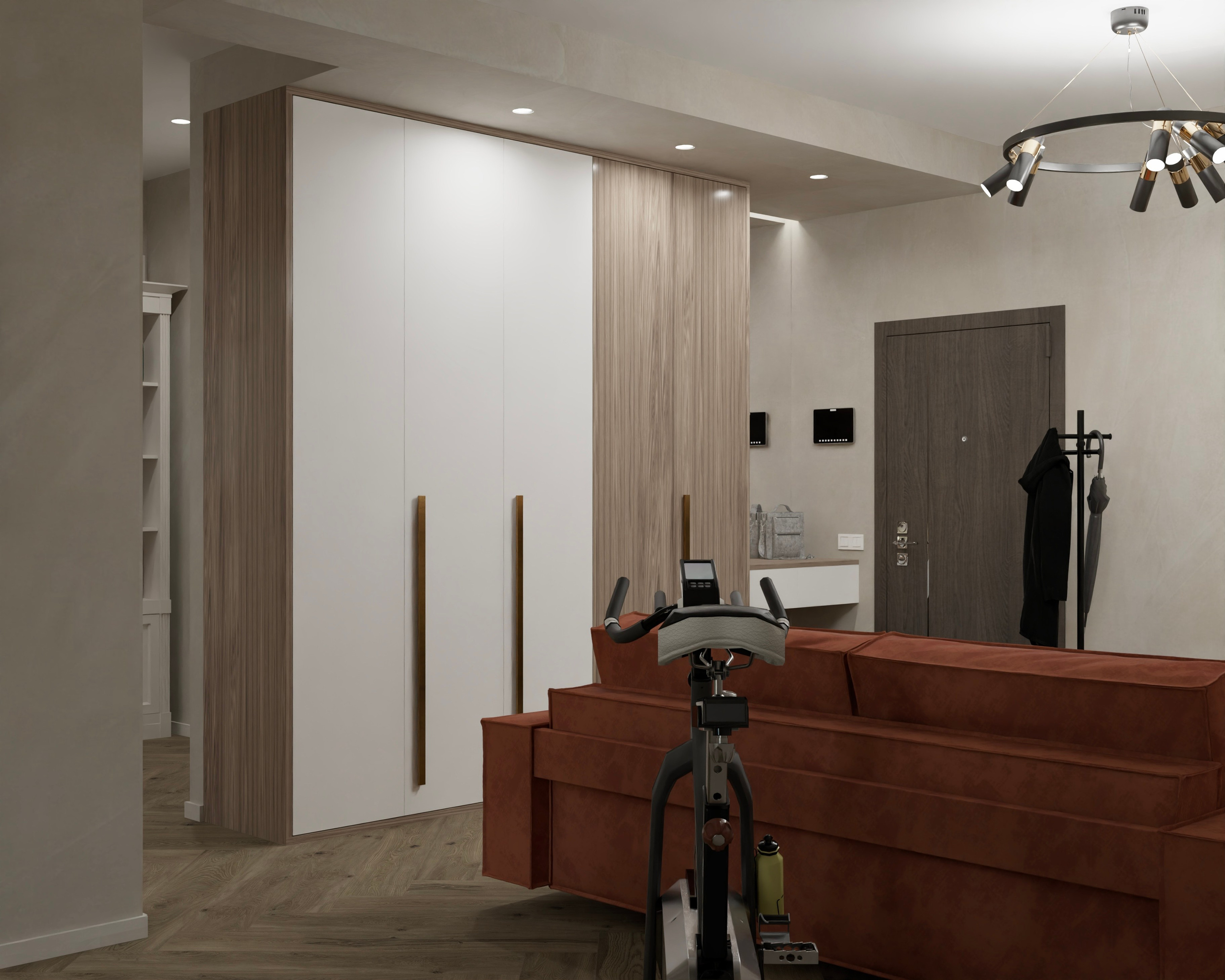 Двухкомнатная квартира — 57 м². DMDesign — студия дизайна интерьеров