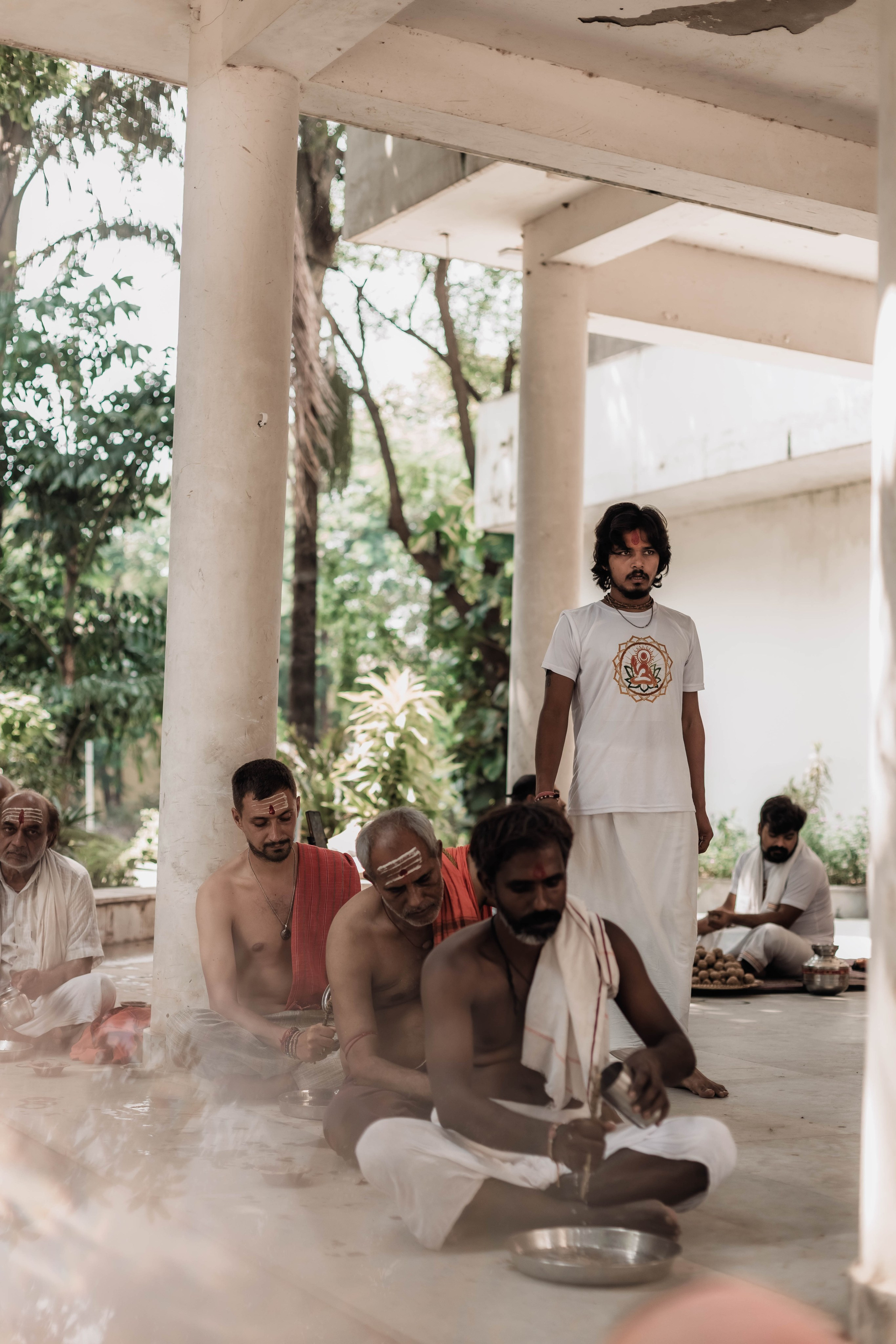 Pitri Paksha yagyas & poojas Devraha Baba ji ashram. Mariam Bagdasaryan