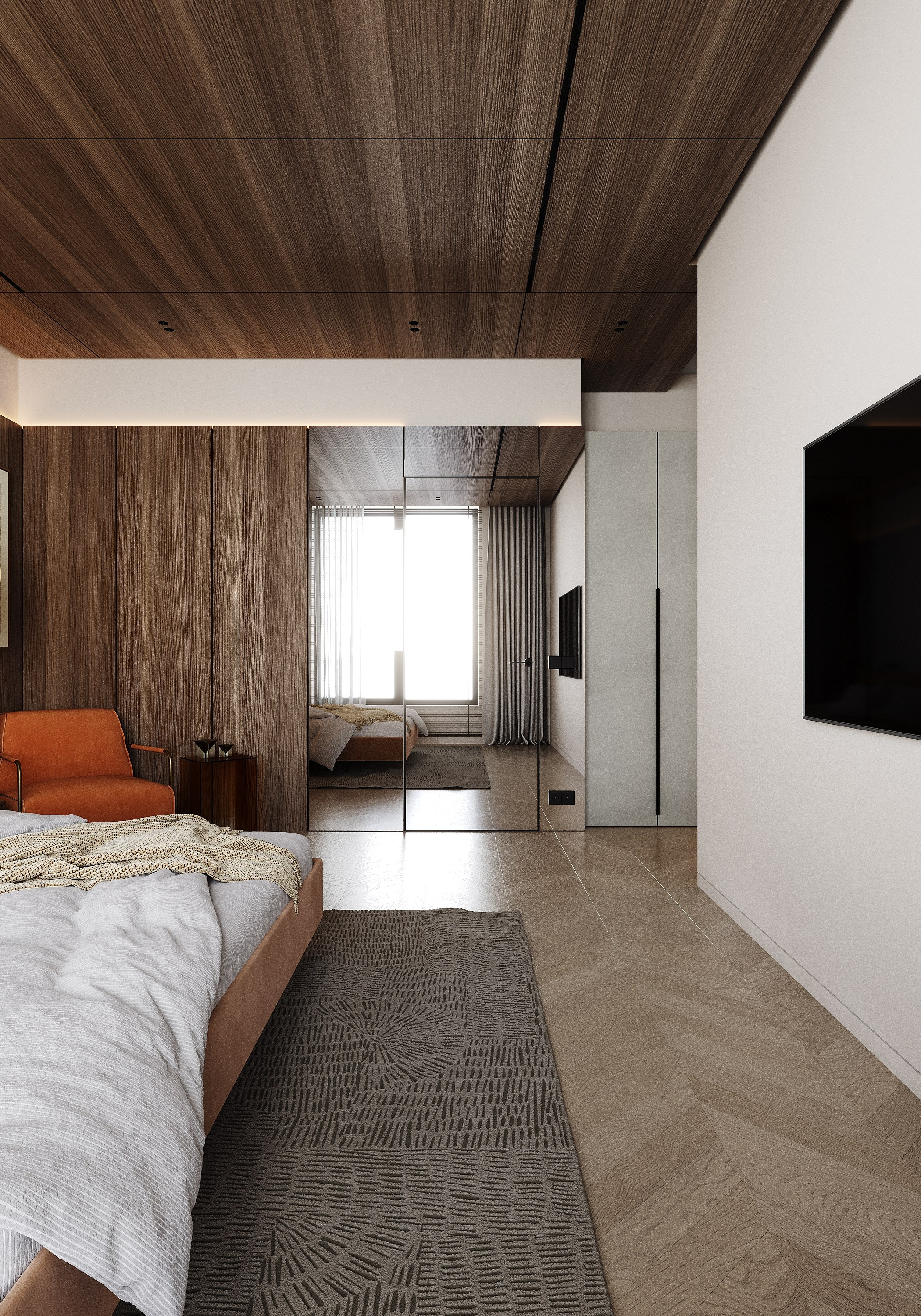 Частный дом 160 м². Визуализации интерьера