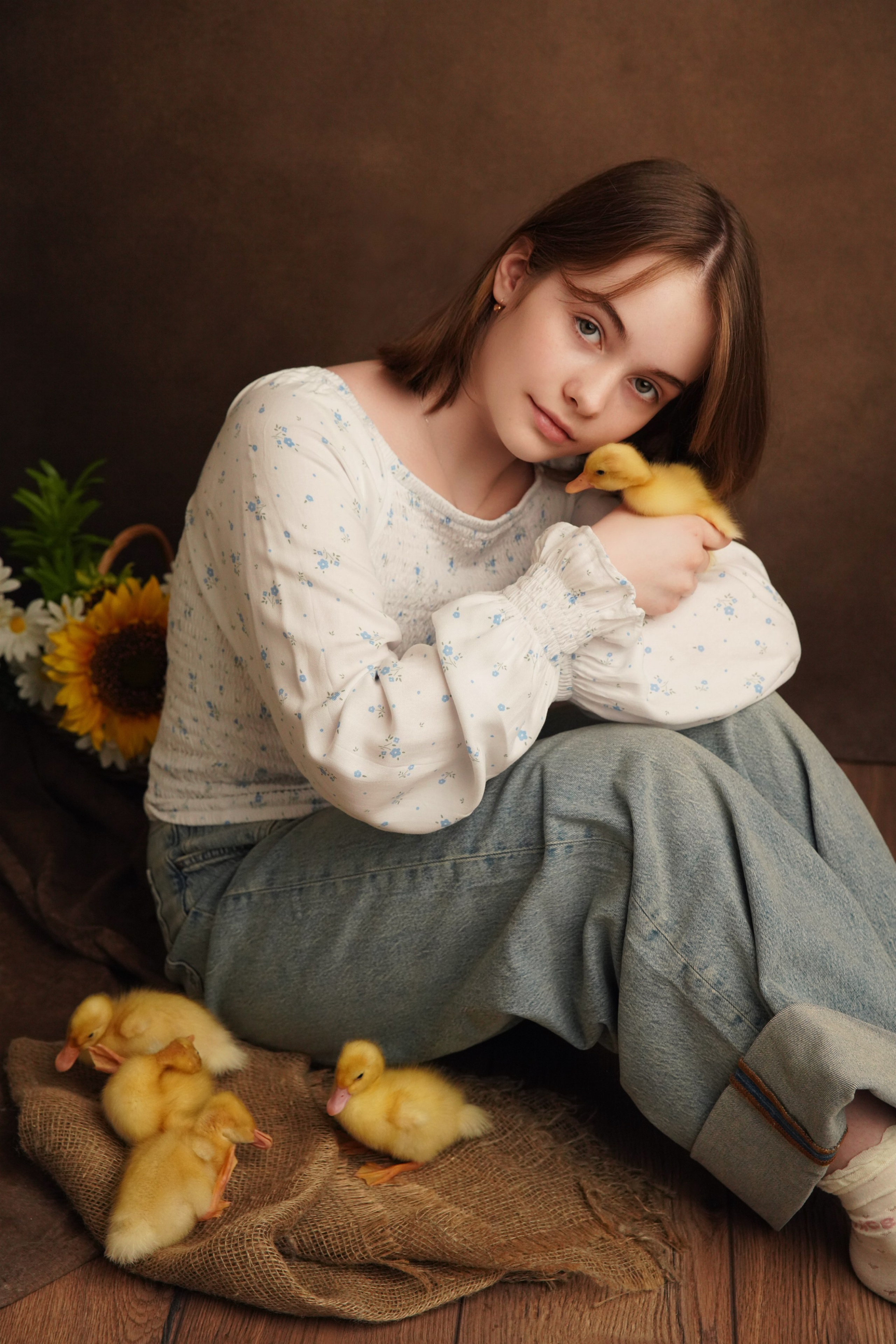 Утята. Фотограф новорожденных. Семейный и детский фотограф в городе Сургуте