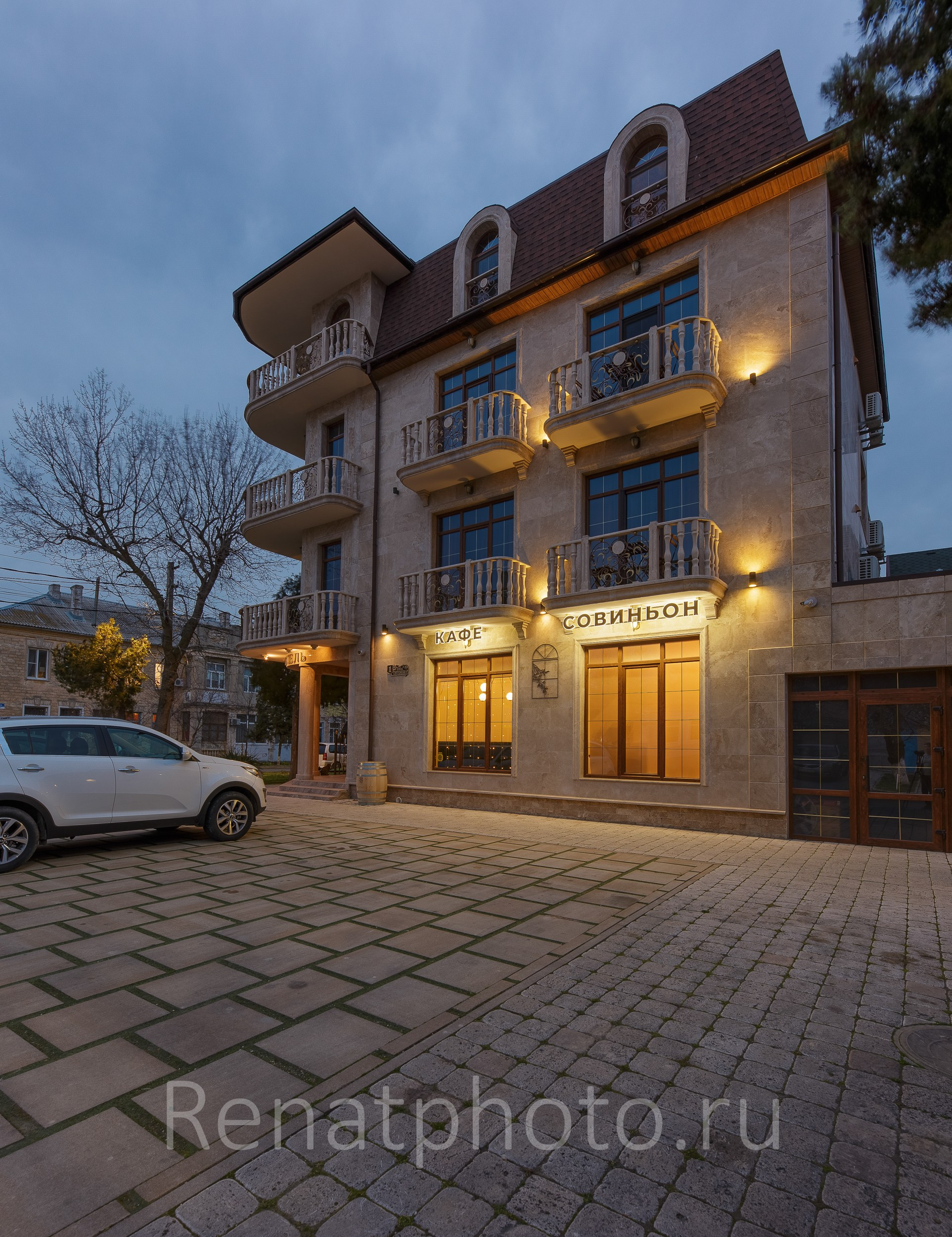 Отель «Вилла». Профессиональная фотосъёмка интерьеров, предметная фотосессия еды для меню г. Анапа