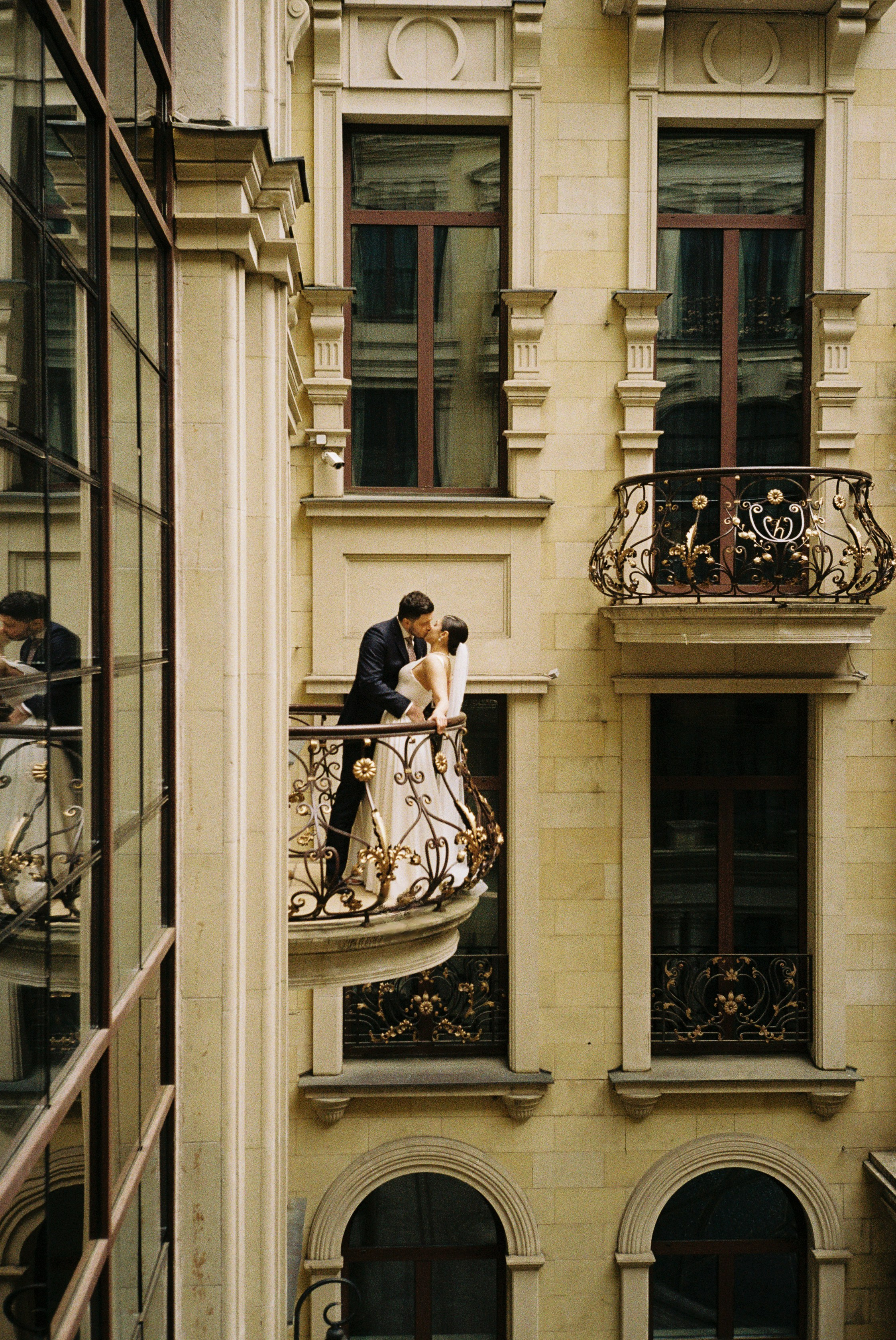 Cafe Michel. Сентиментальная свадебная фотография