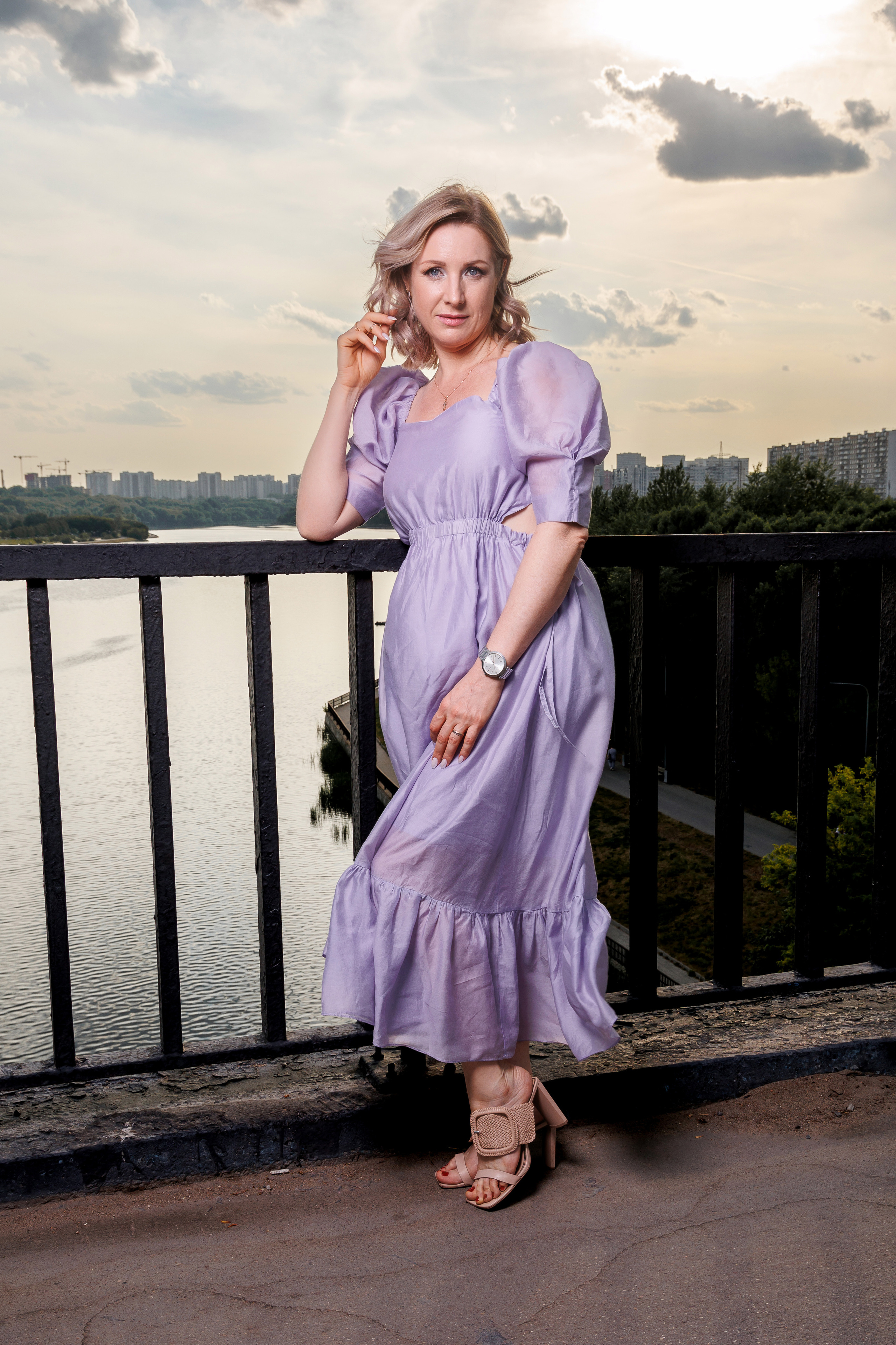 Аня, кафе, закат. Event фотосъемка Фомин Дмитрий Михайлович