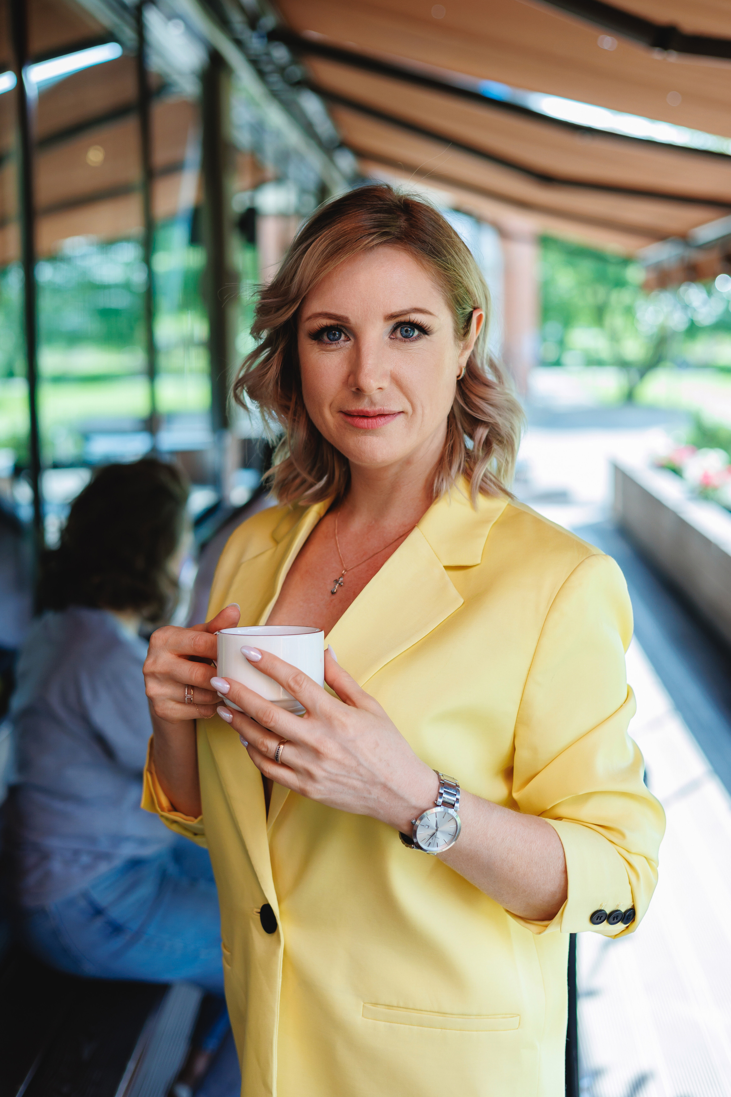 Аня, кафе, закат. Event фотосъемка Фомин Дмитрий Михайлович