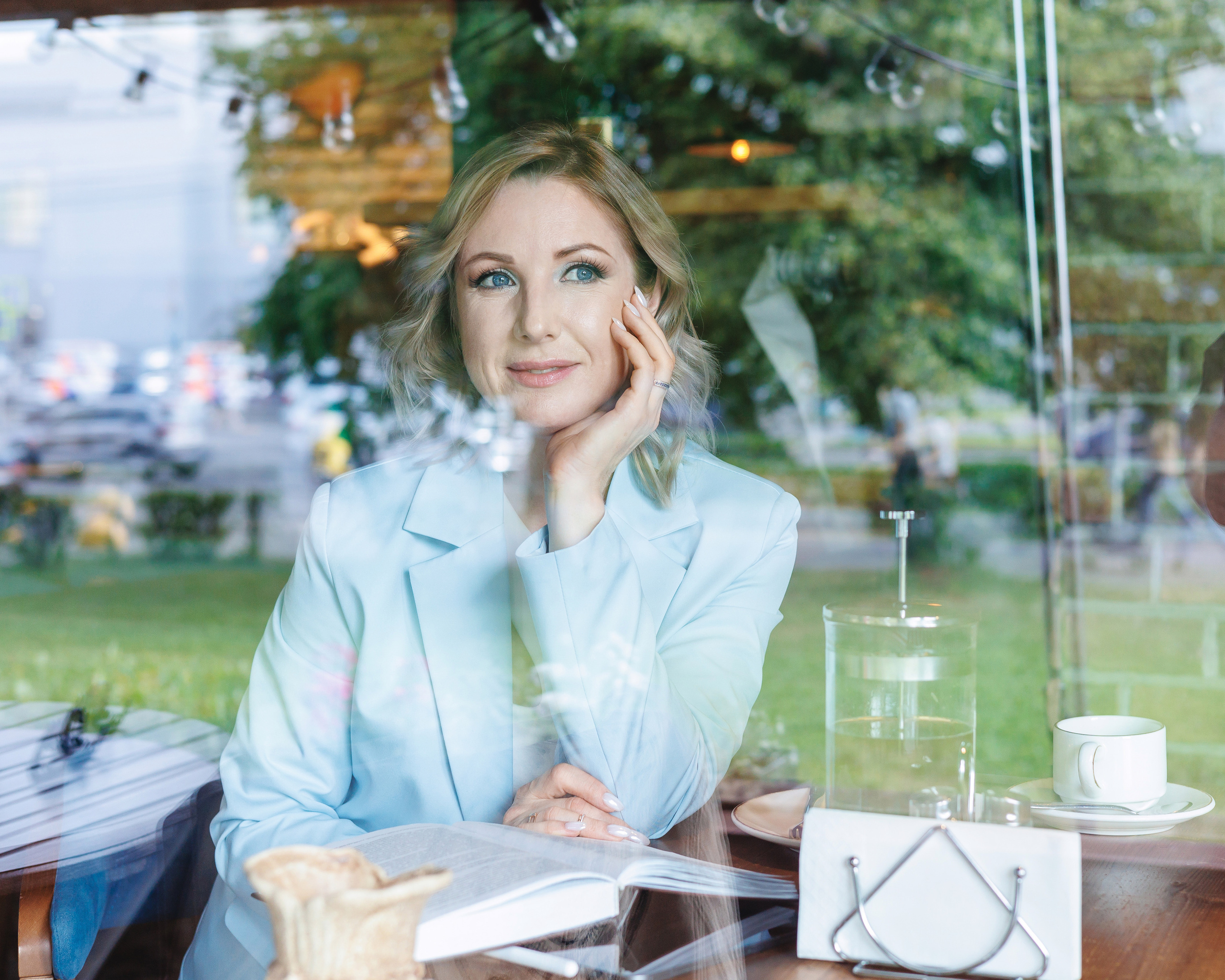 Аня, кафе, закат. Event фотосъемка Фомин Дмитрий Михайлович