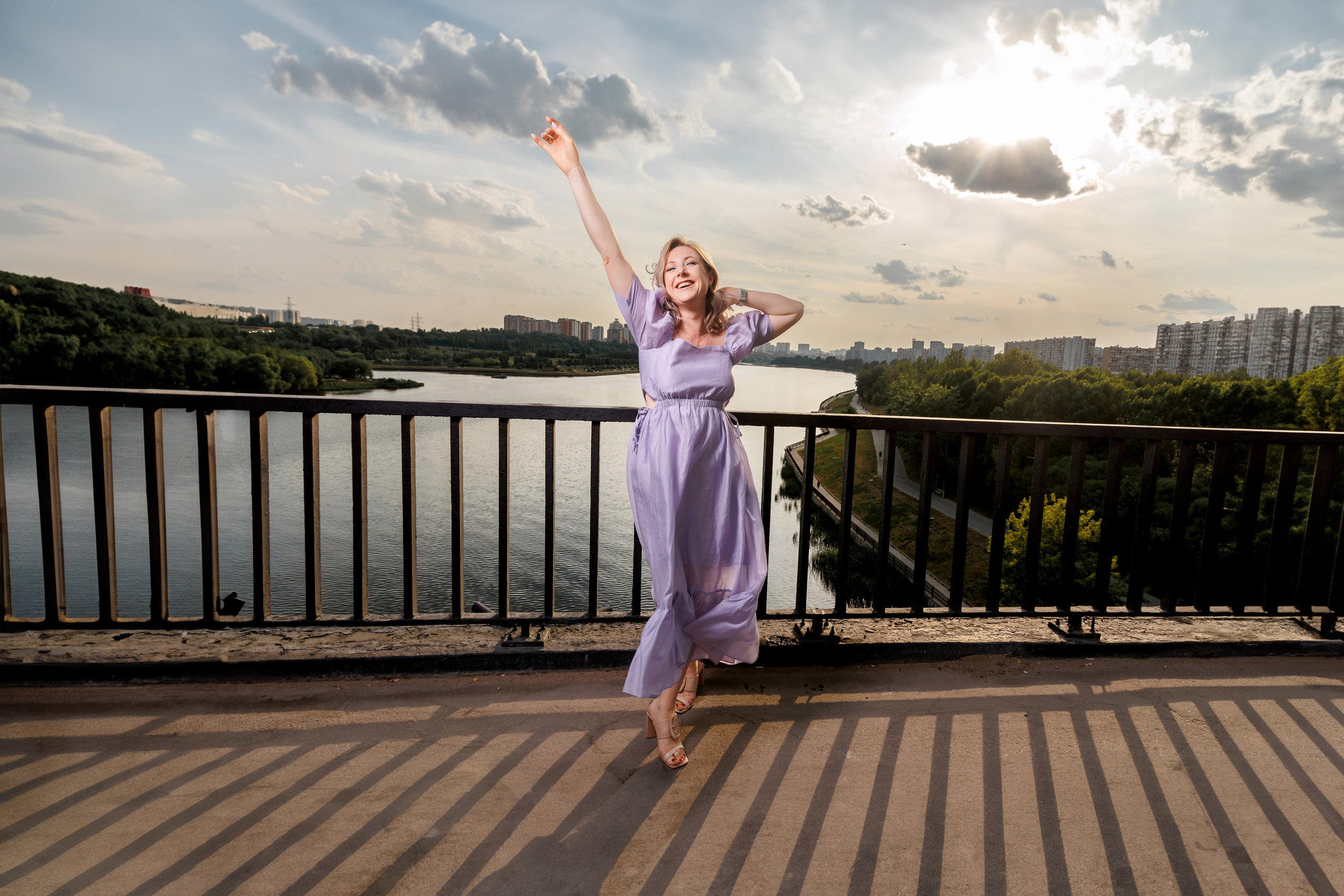 Аня, кафе, закат. Event фотосъемка Фомин Дмитрий Михайлович