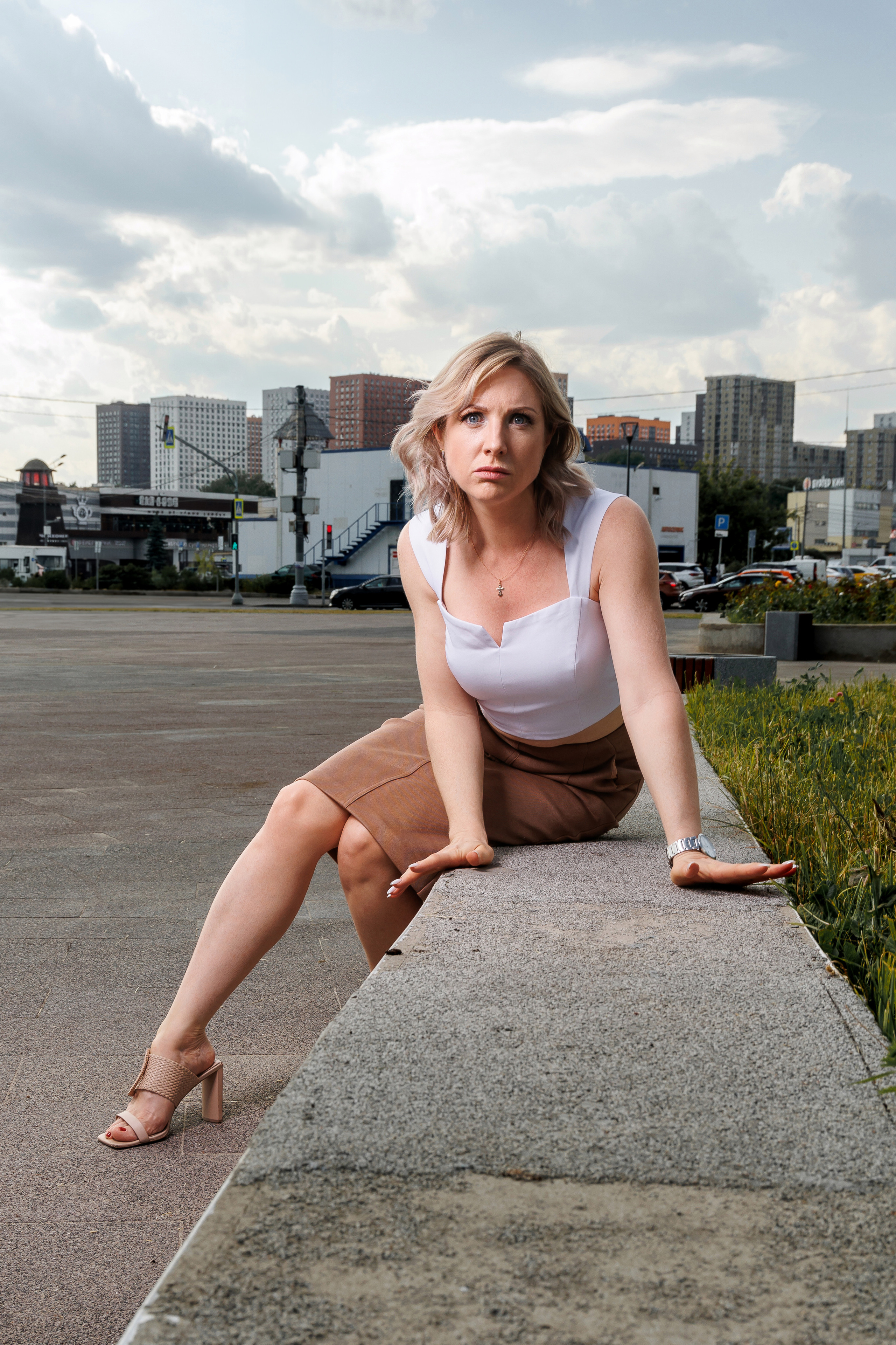 Аня, кафе, закат. Event фотосъемка Фомин Дмитрий Михайлович