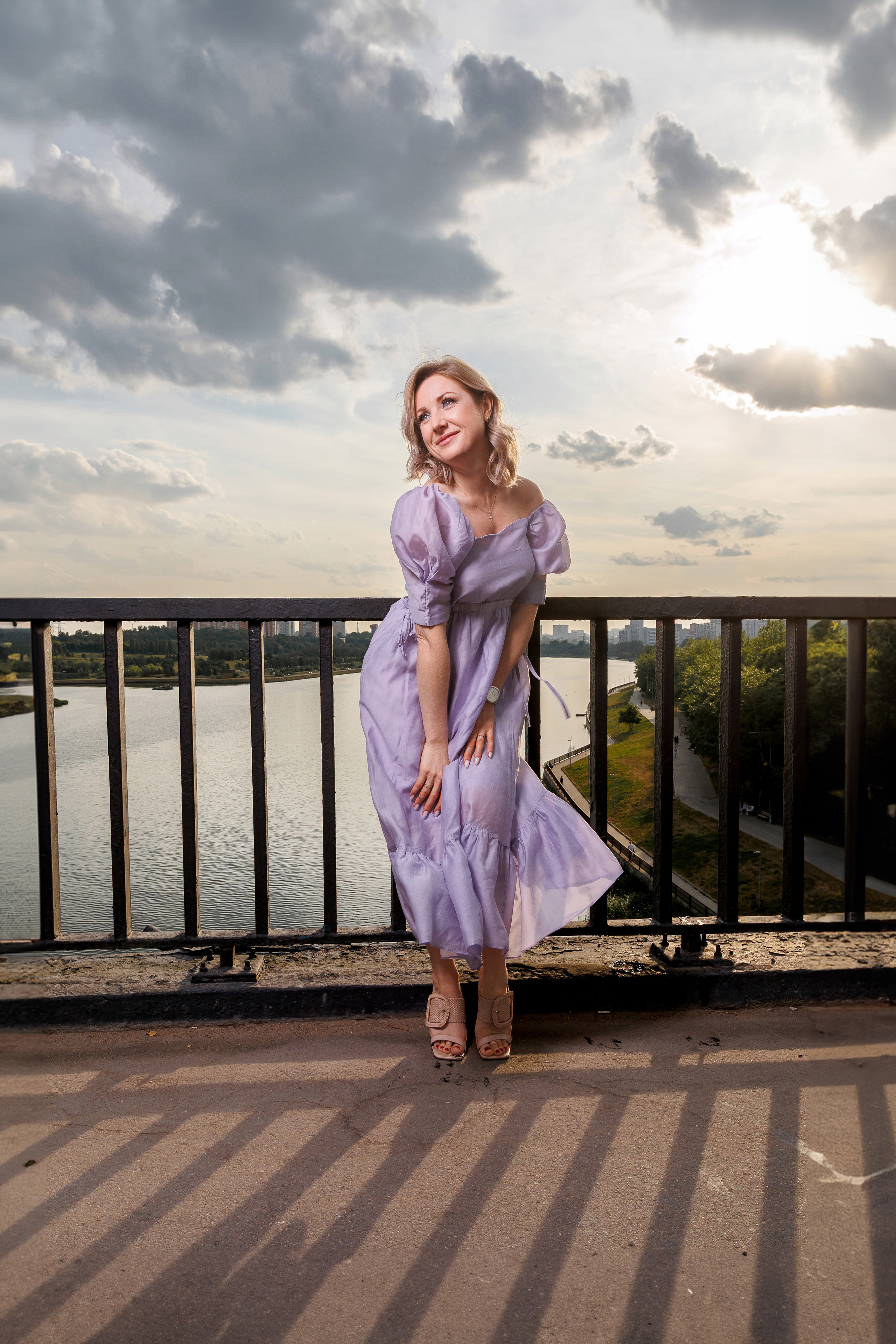 Аня, кафе, закат. Event фотосъемка Фомин Дмитрий Михайлович