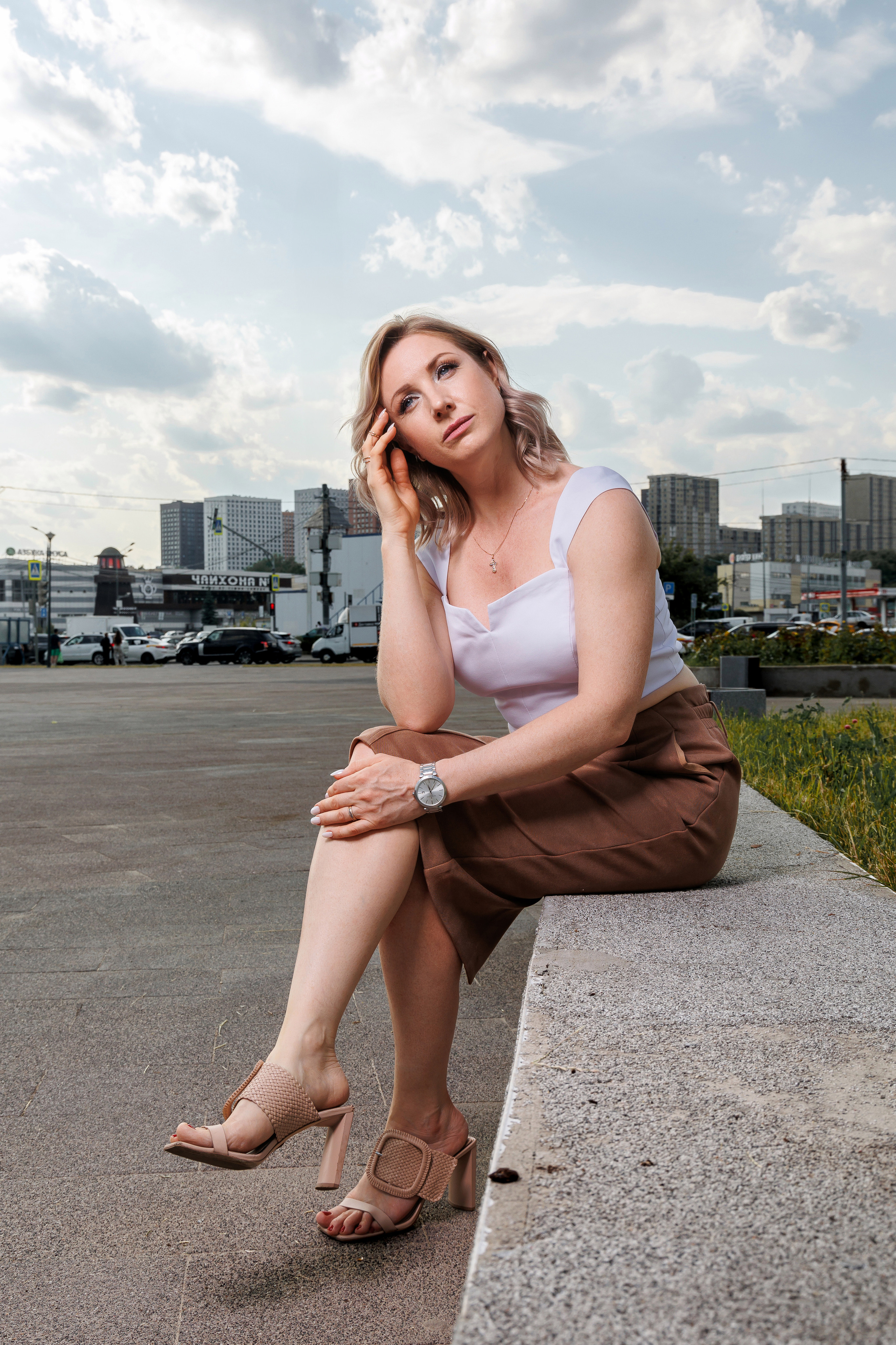 Аня, кафе, закат. Event фотосъемка Фомин Дмитрий Михайлович