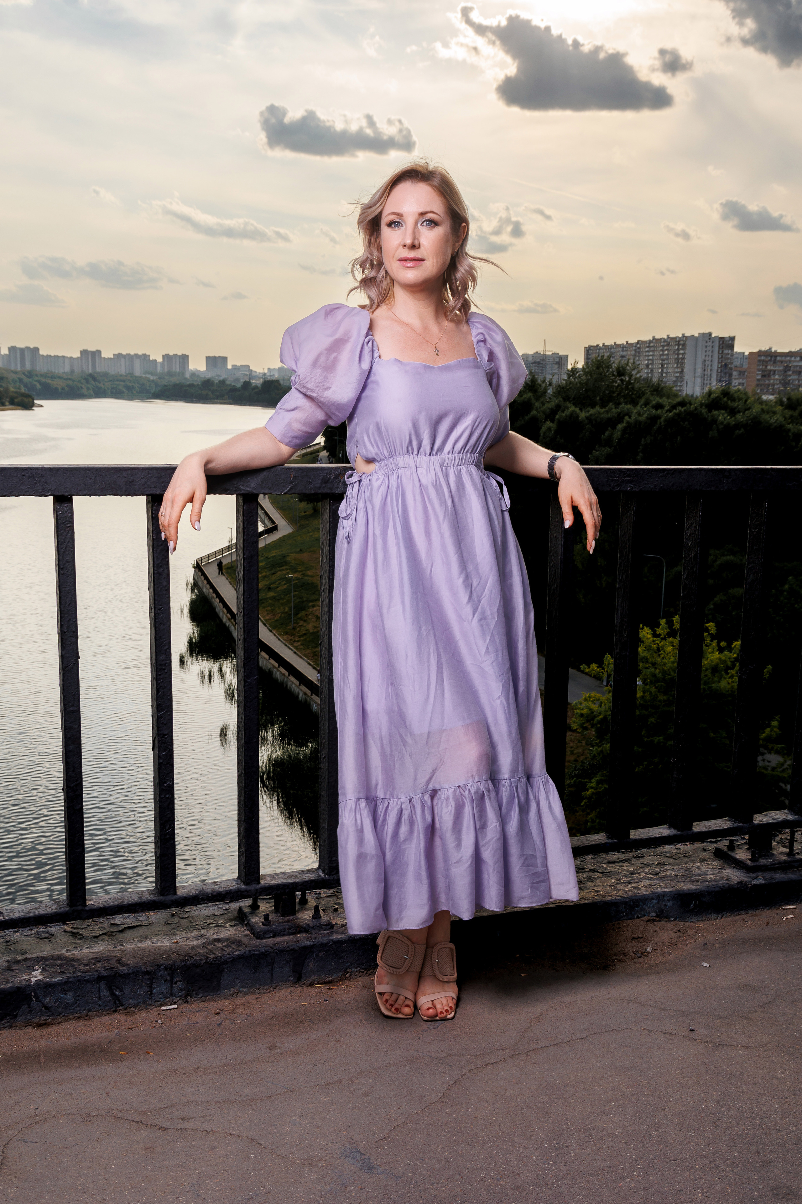 Аня, кафе, закат. Event фотосъемка Фомин Дмитрий Михайлович