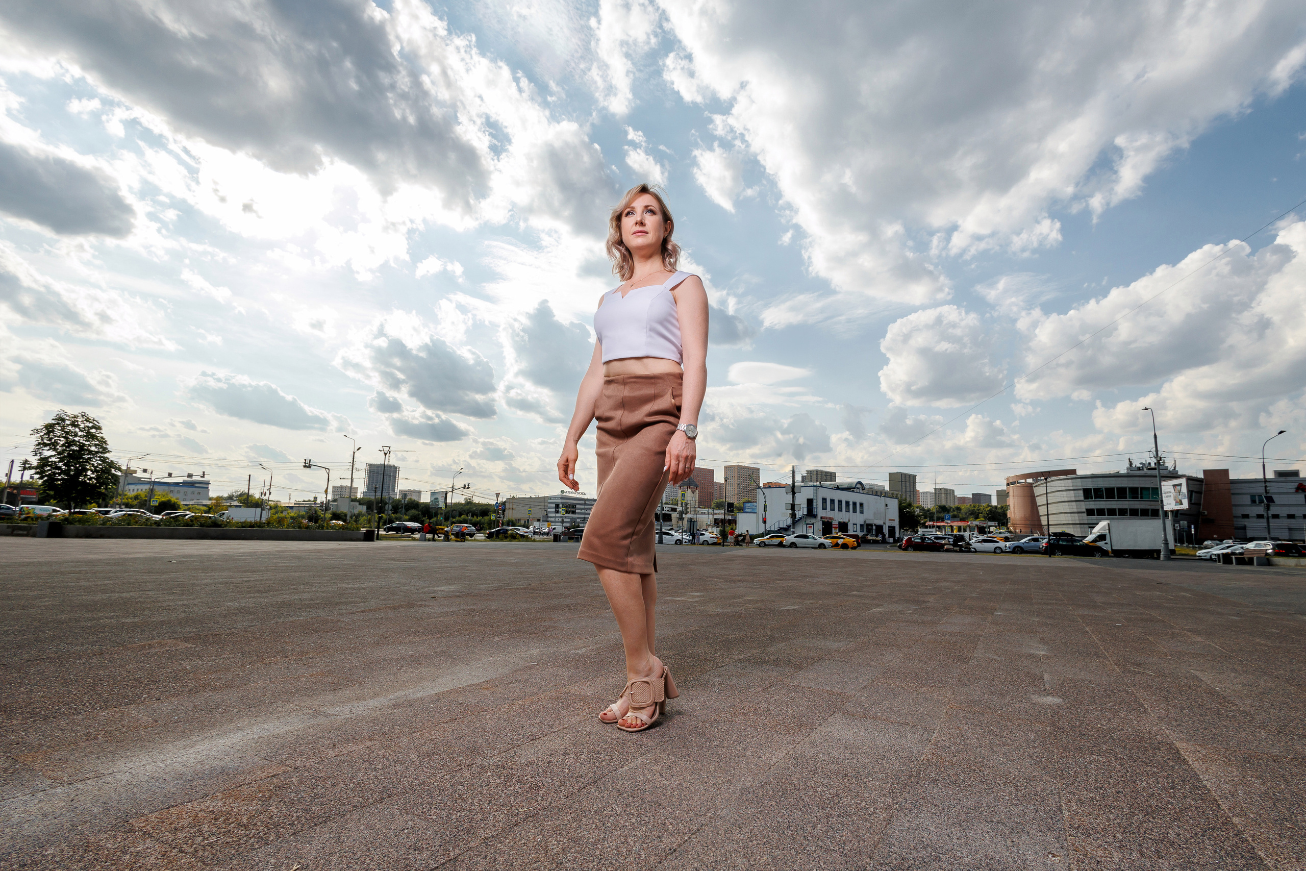 Аня, кафе, закат. Event фотосъемка Фомин Дмитрий Михайлович