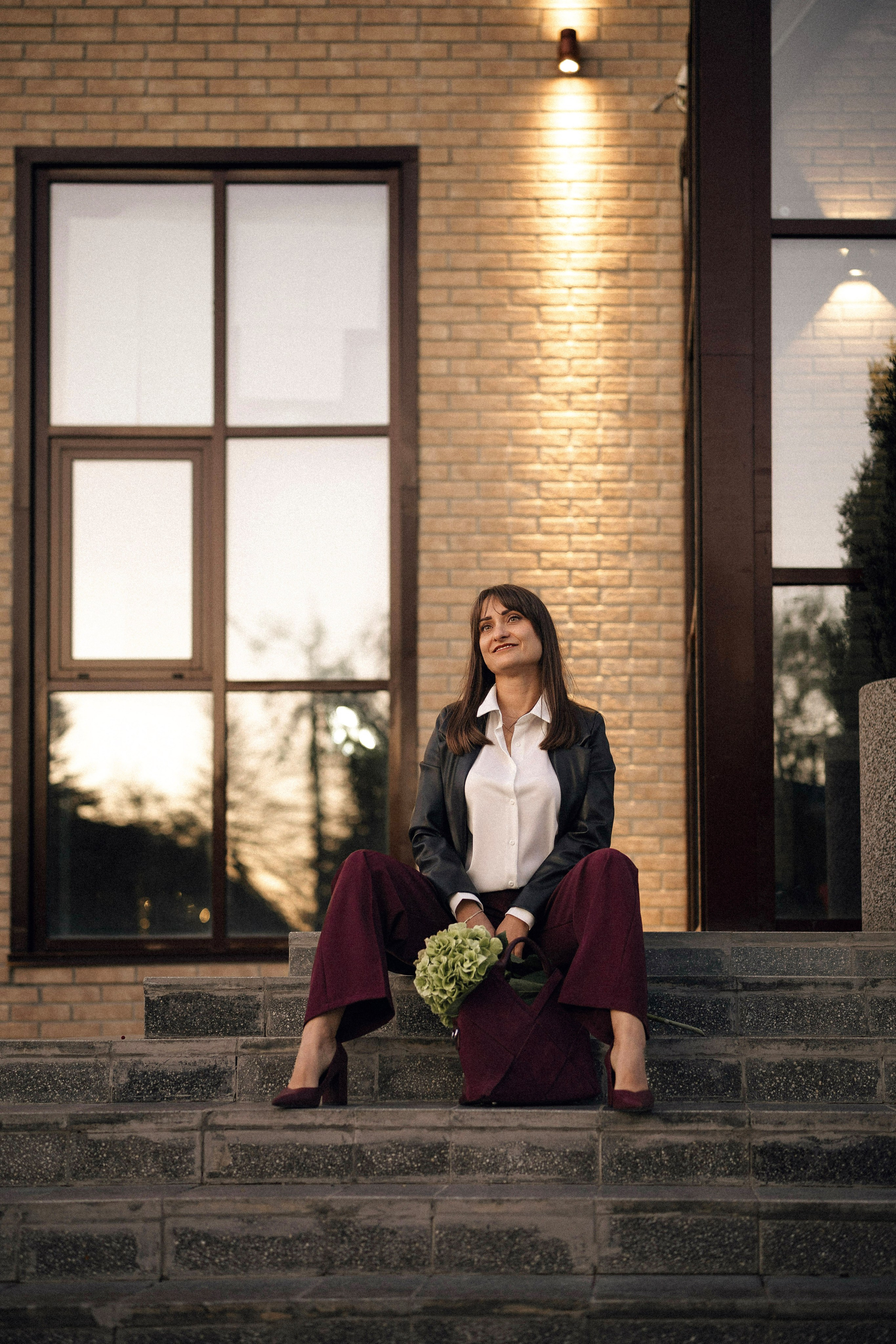 Натали с гортензией. Портретный, семейный и свадебный фотограф в Нарьян-Маре