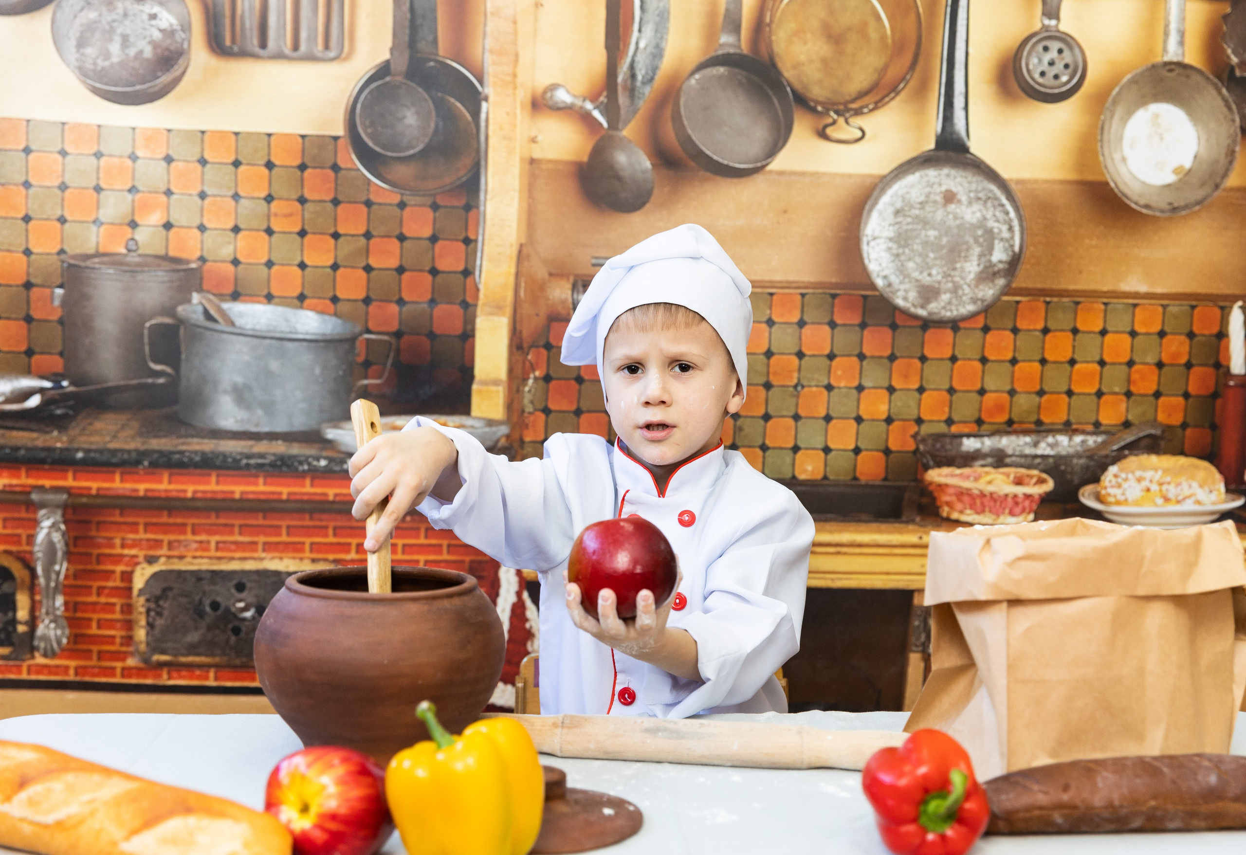 Тематическая «Поварята». Семейный, детский, школьный фотограф в Благовещенске Яна Белоусова