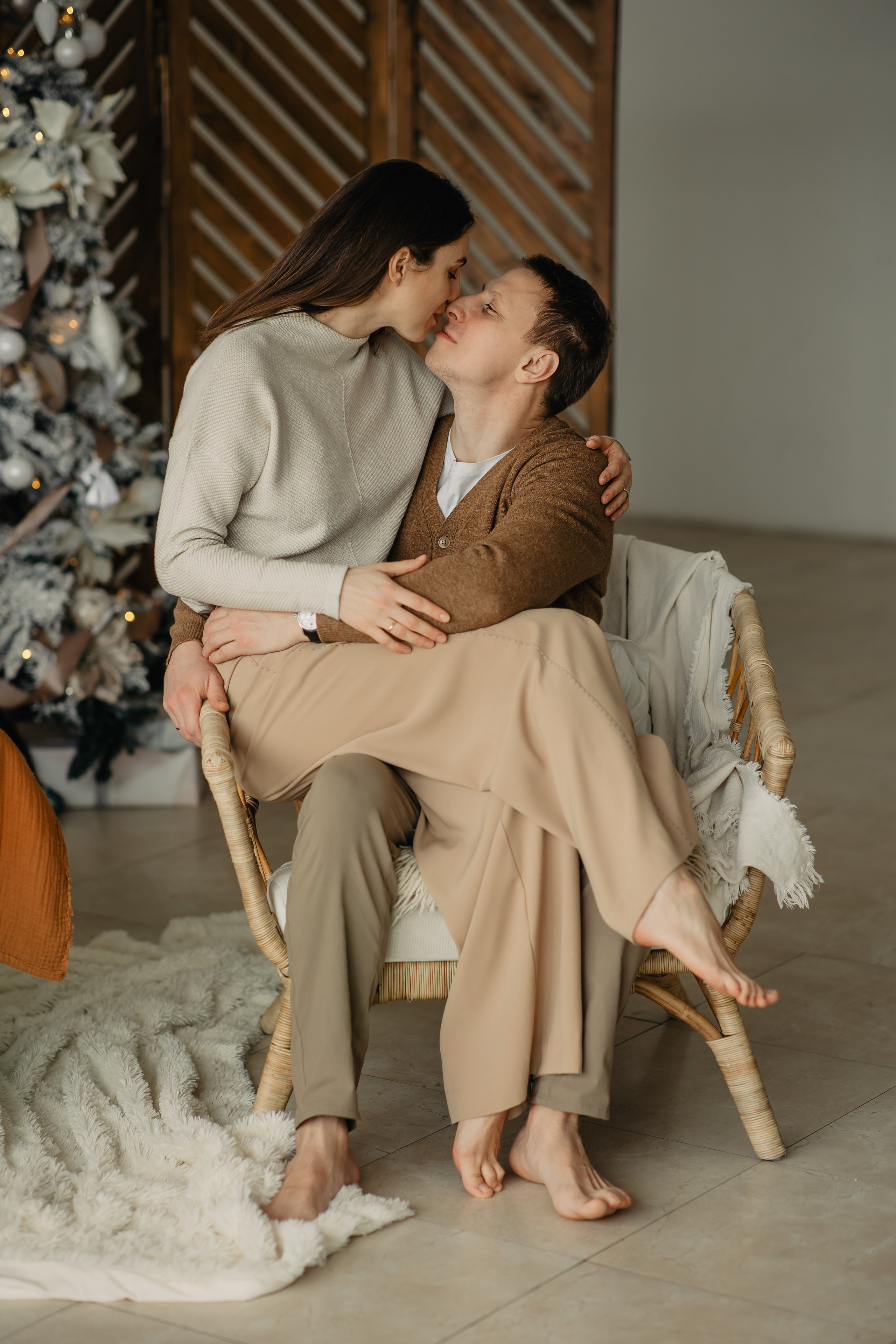 Новогодняя съемка_Саша, Юля, Лиза и Арсений. Анастасия Желамская. Фотограф. Москва