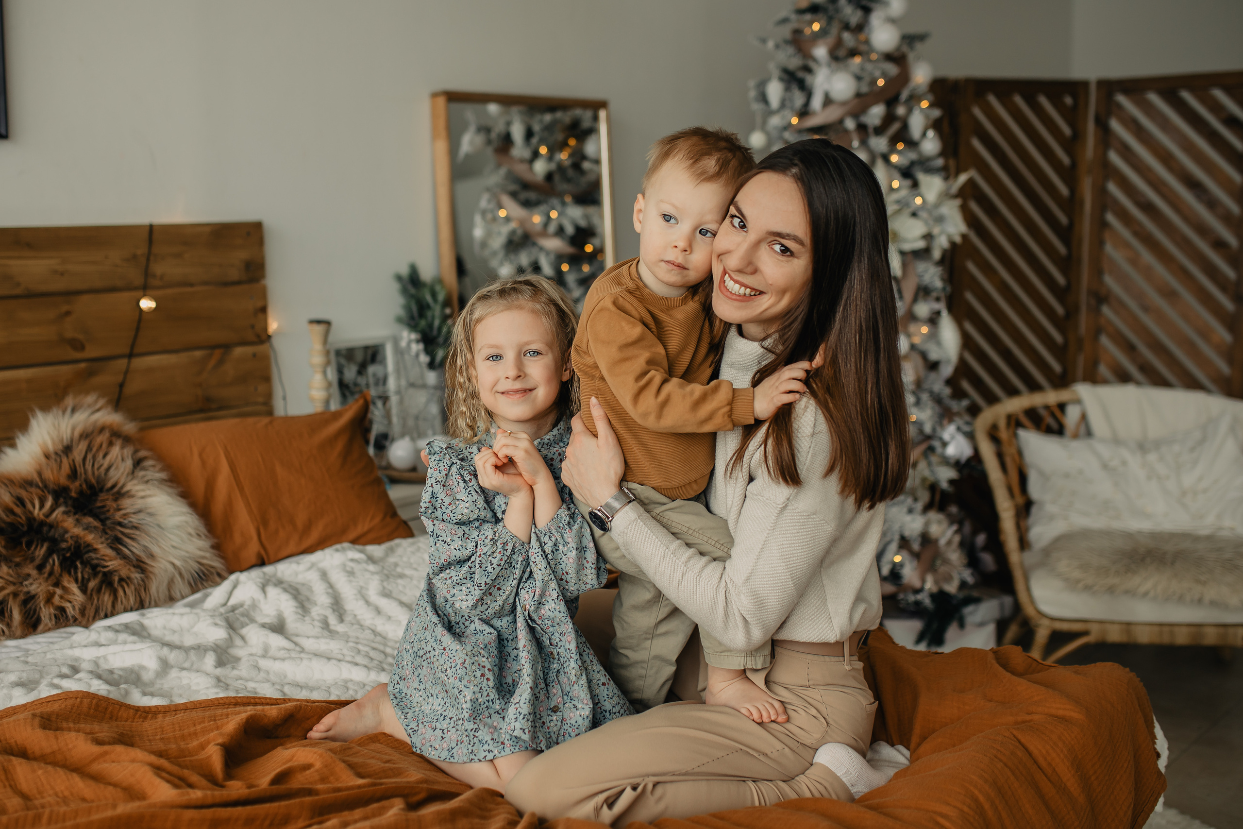 Новогодняя съемка_Саша, Юля, Лиза и Арсений. Анастасия Желамская. Фотограф. Москва