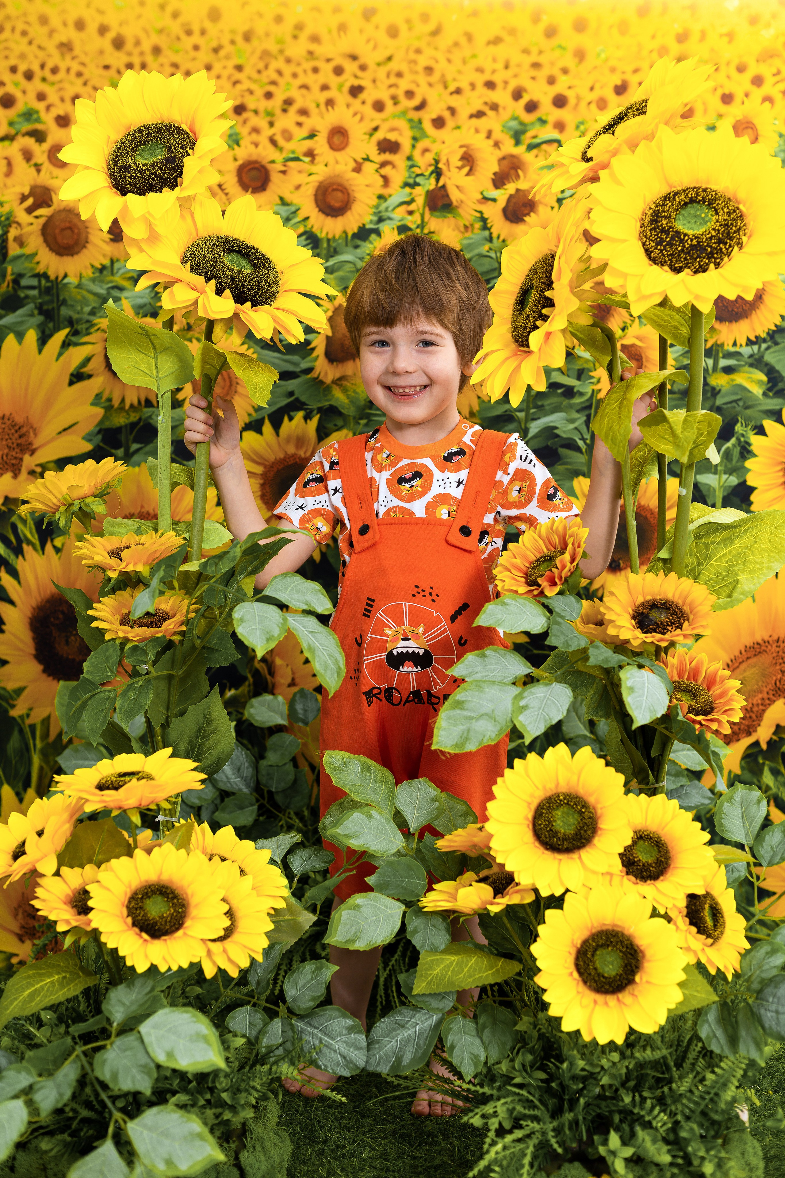 мальчик в подсолнухах