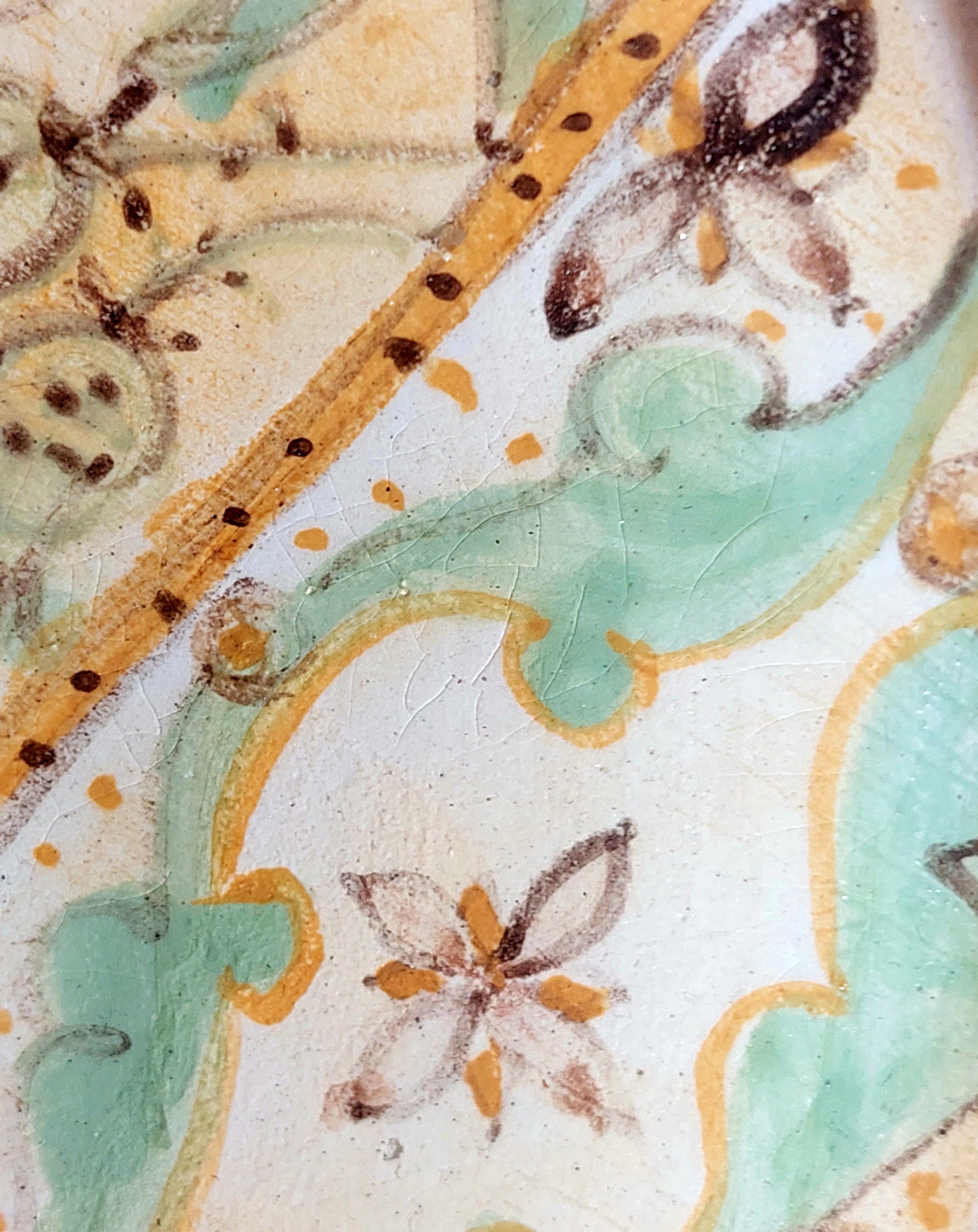 Тарелка с гранатом. Керамика с историей. Елена Рогалёва