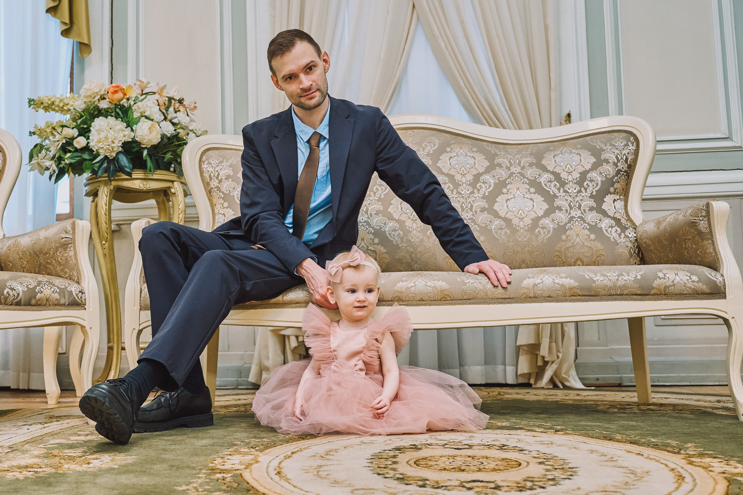 Фотосессия во дворце малютка в Санкт-Петербурге