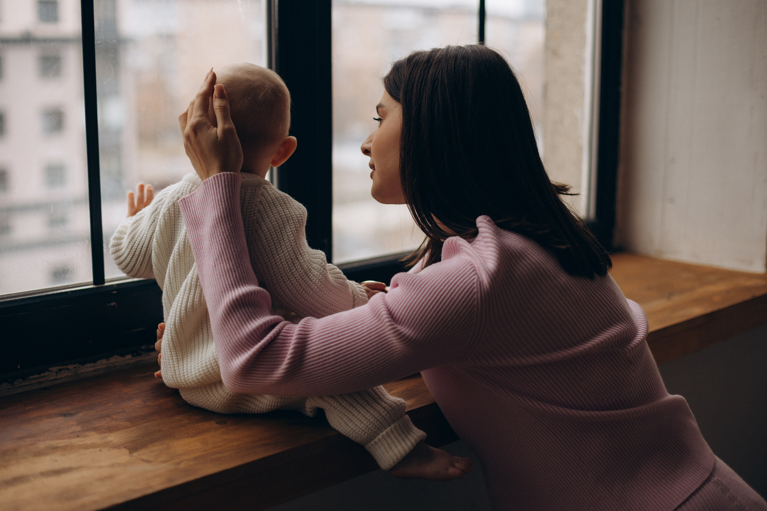 Новогодняя фотосессия с малышкой в студии. Семейный фотограф в Самаре Елена Ефимова