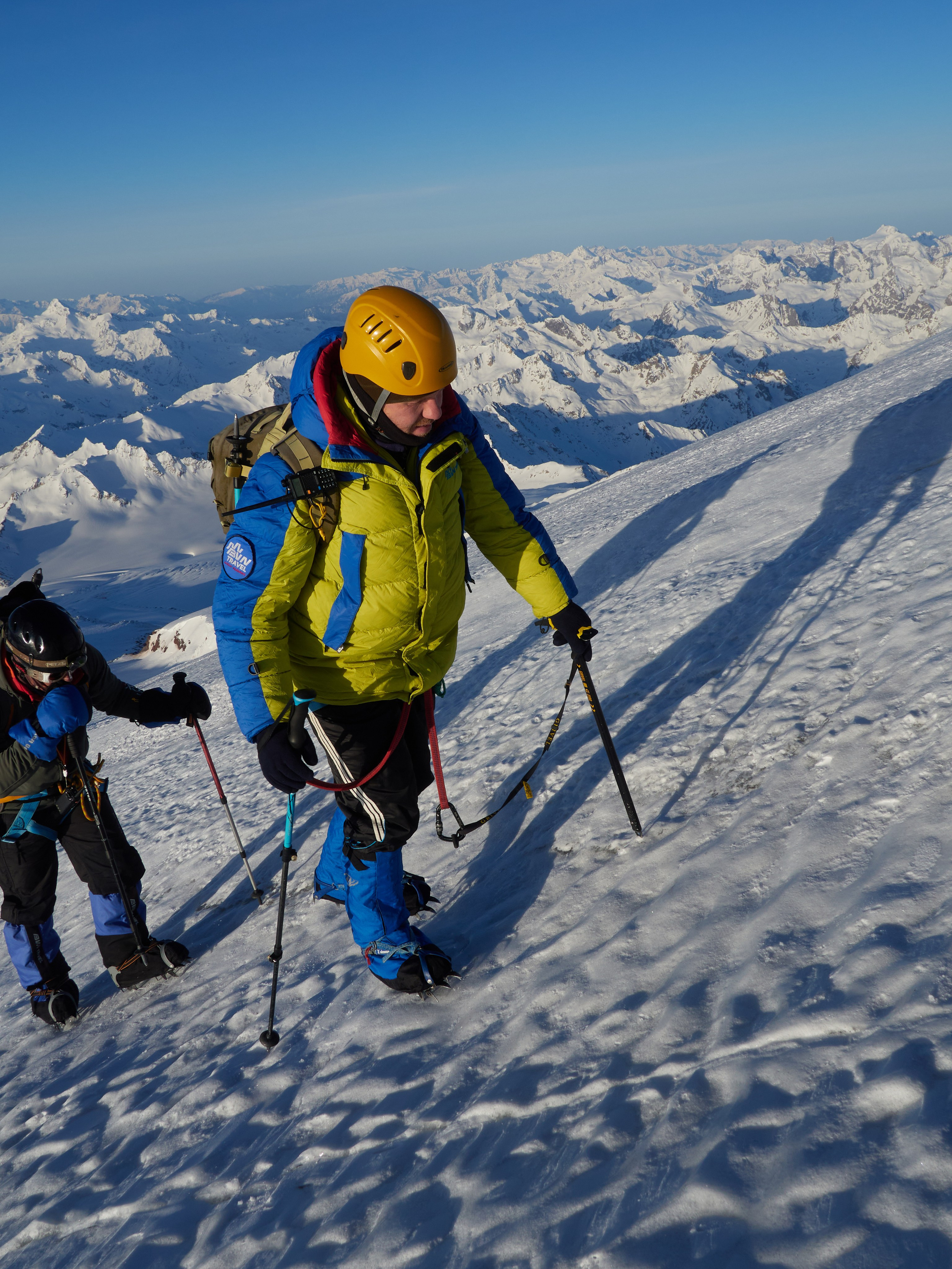 Фотограф на Эльбрусе