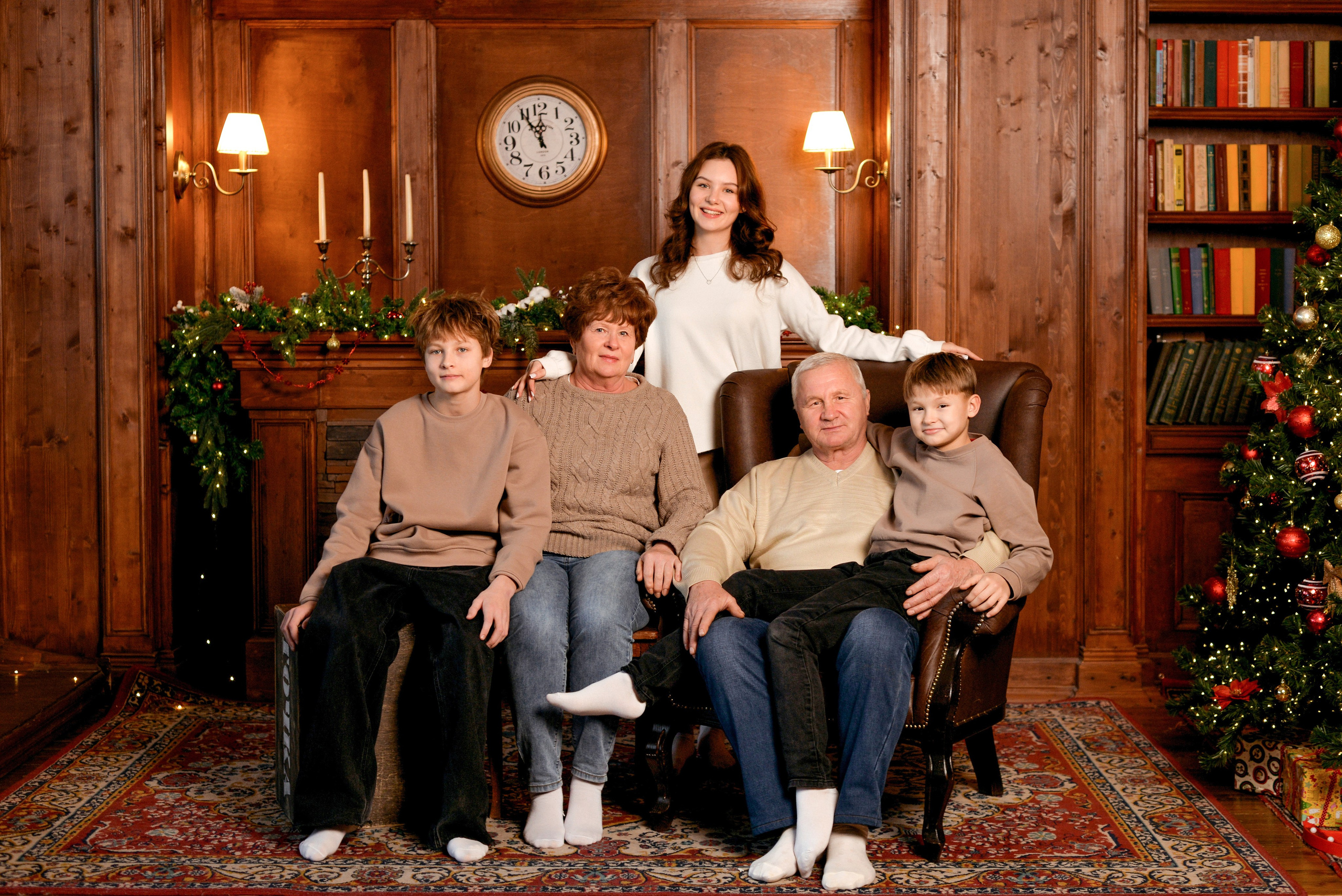 Новогодние съёмки в студиях. Семейный и свадебный фотограф Галина Абакумова, фотосессии в Белгороде