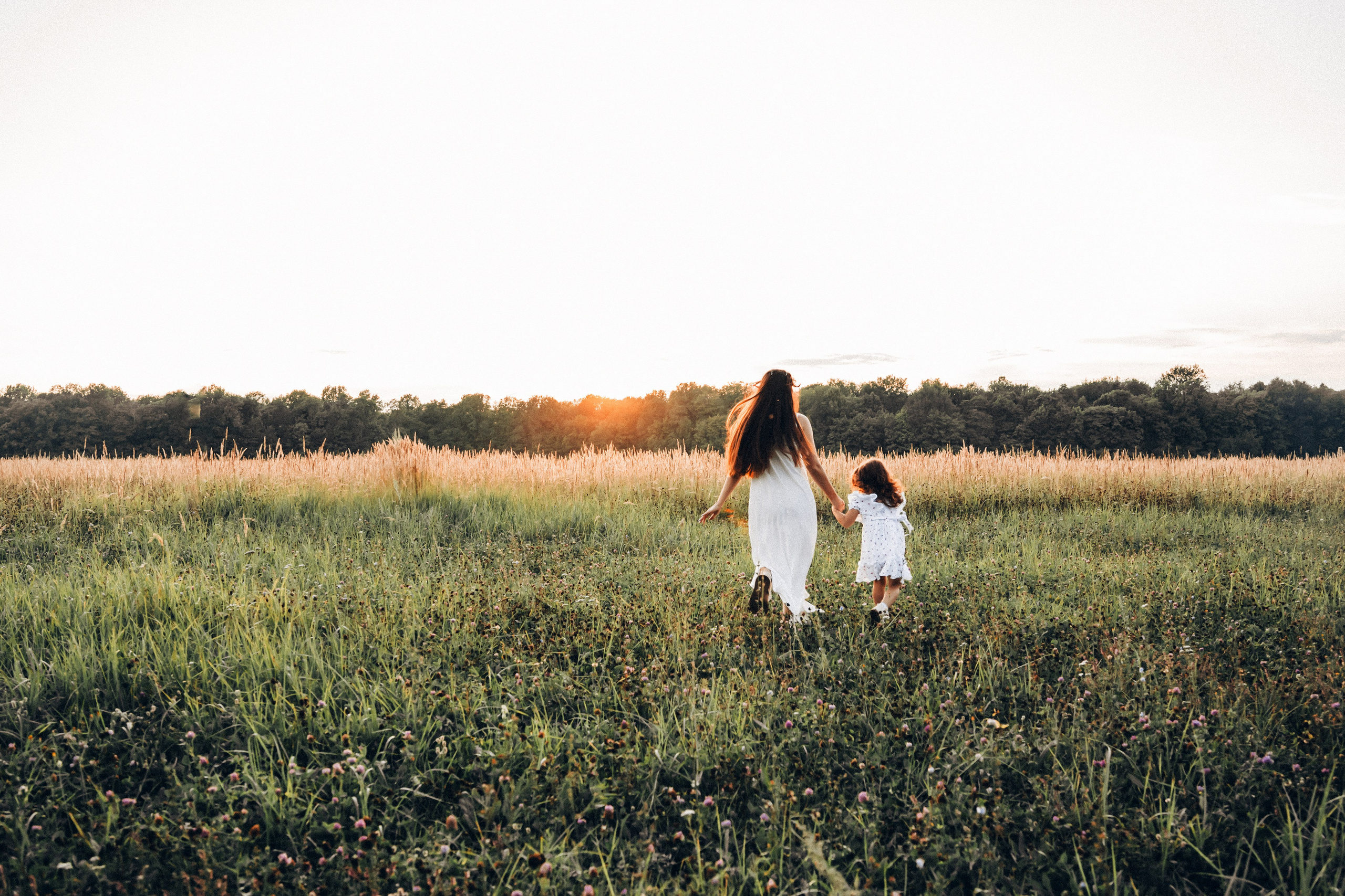 Семейная съемка на закате