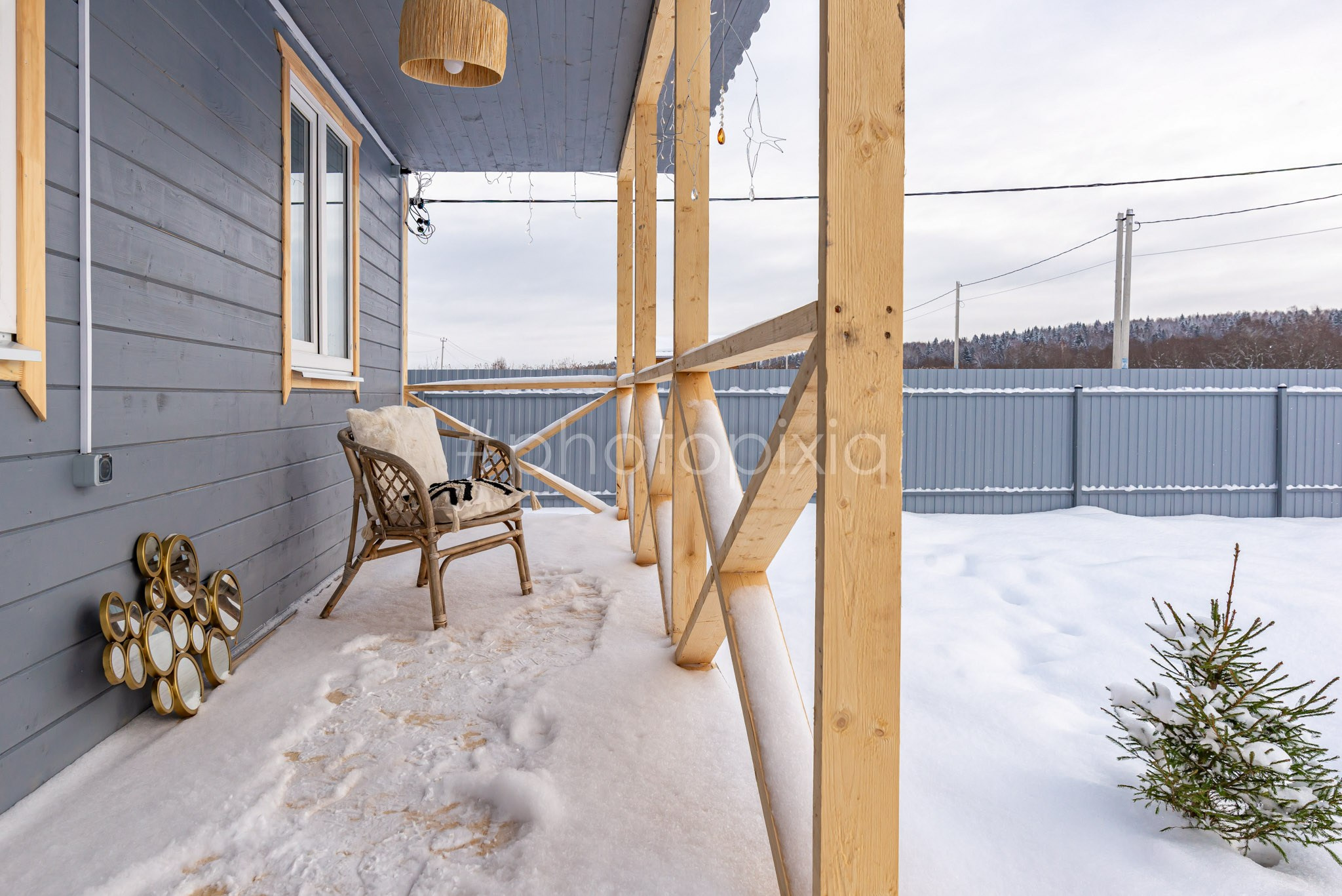 Съёмка дачного дома в КП Ольшаны для продажи. Интерьерная съёмка и виртуальные туры — Интерьерный фотограф Кузнецов Сергей (photopixiq)