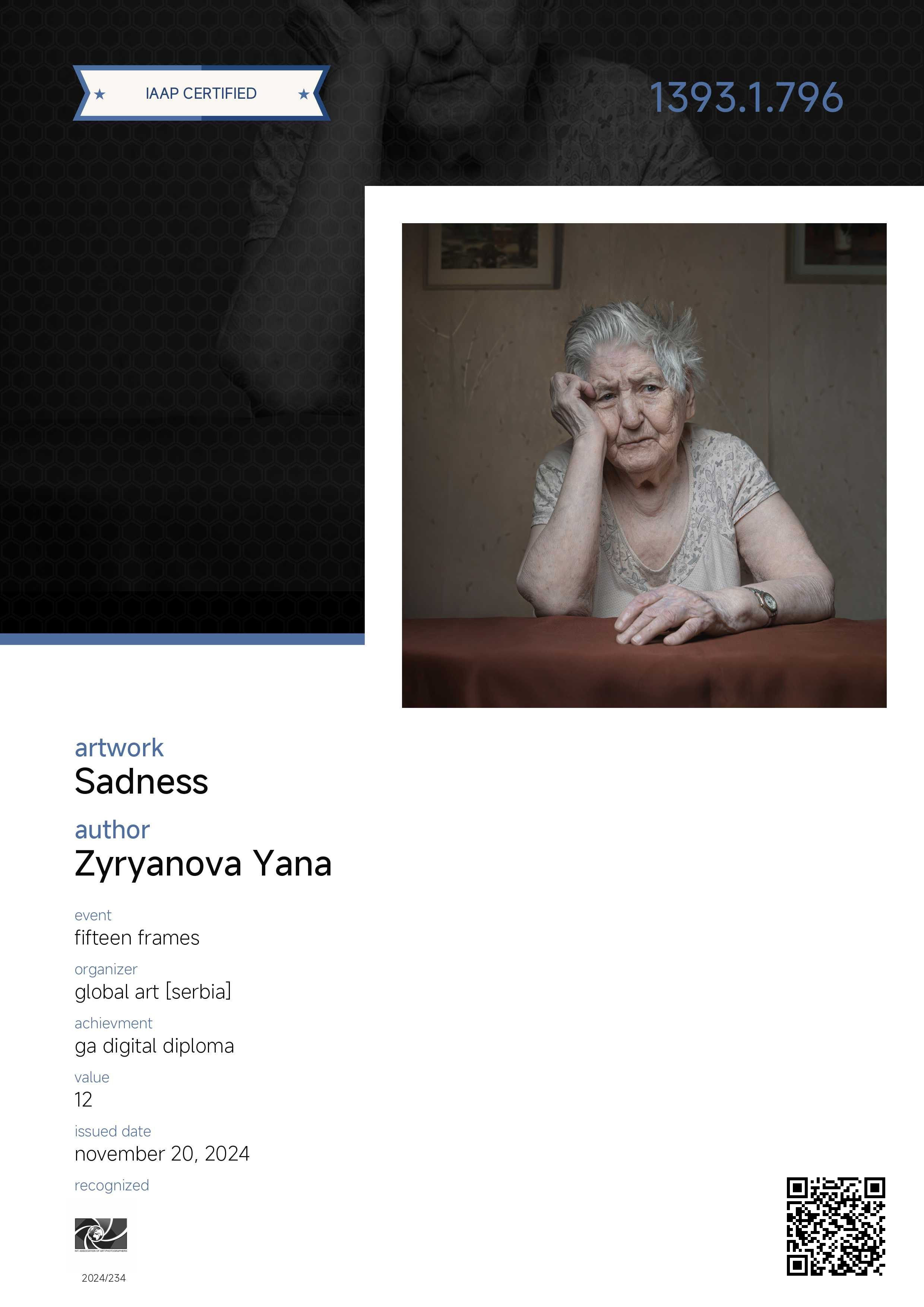 Дипломы. Фотограф Зырянова Яна, Снежинск, Екатеринбург, Челябинск