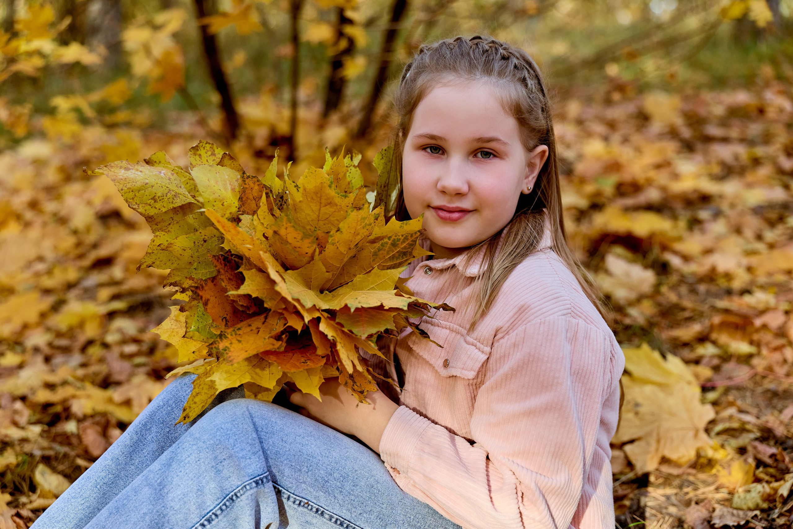 Золотая Осень школьная фотосессия