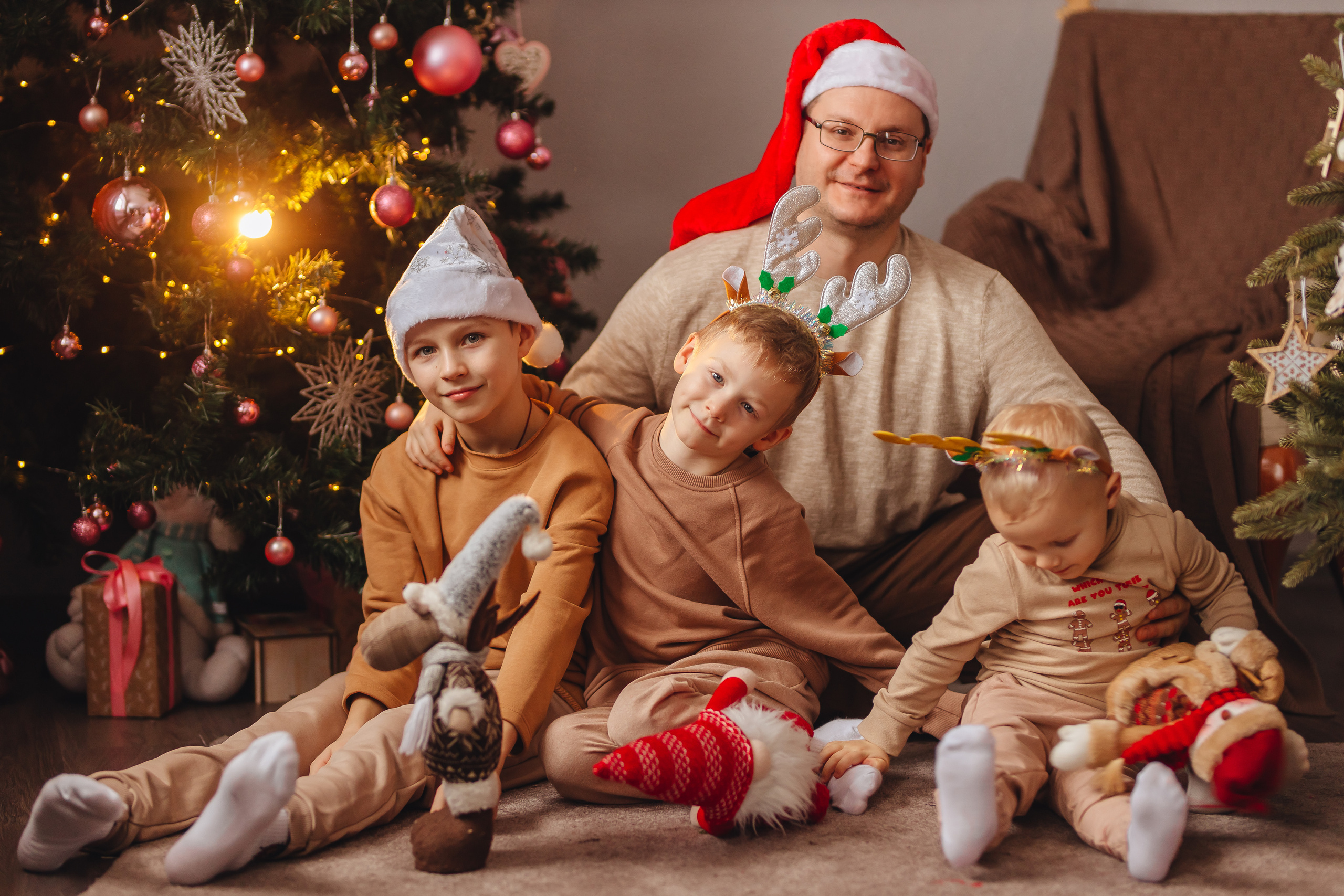 Новогодние Родионовы. Свадебный и семейный фотограф в Туле и области Маша Костина