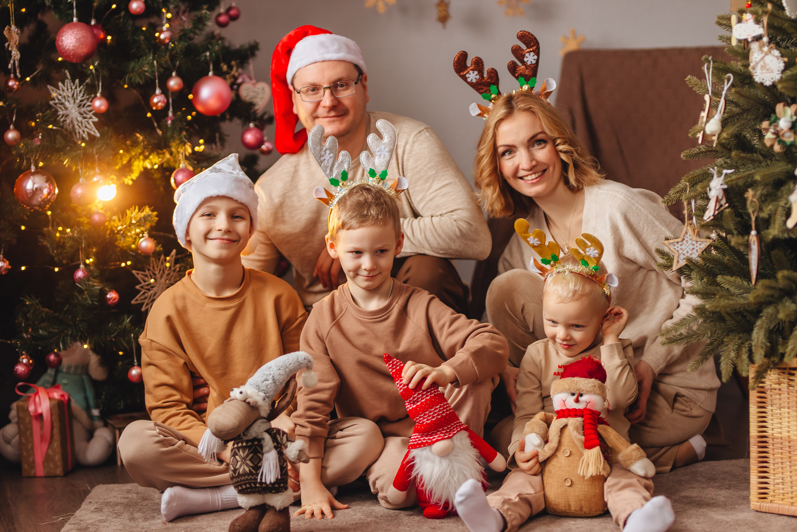 Новогодние Родионовы. Свадебный и семейный фотограф в Туле и области Маша Костина