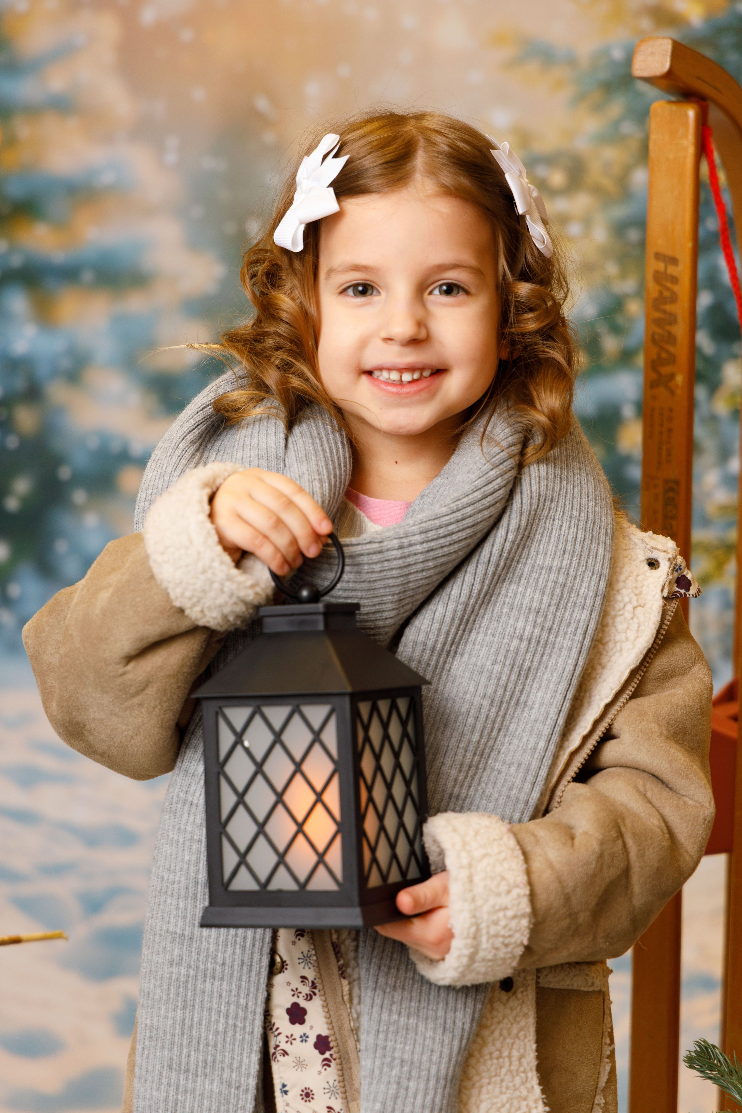 Зимний лес. Детская фотостудия Москва