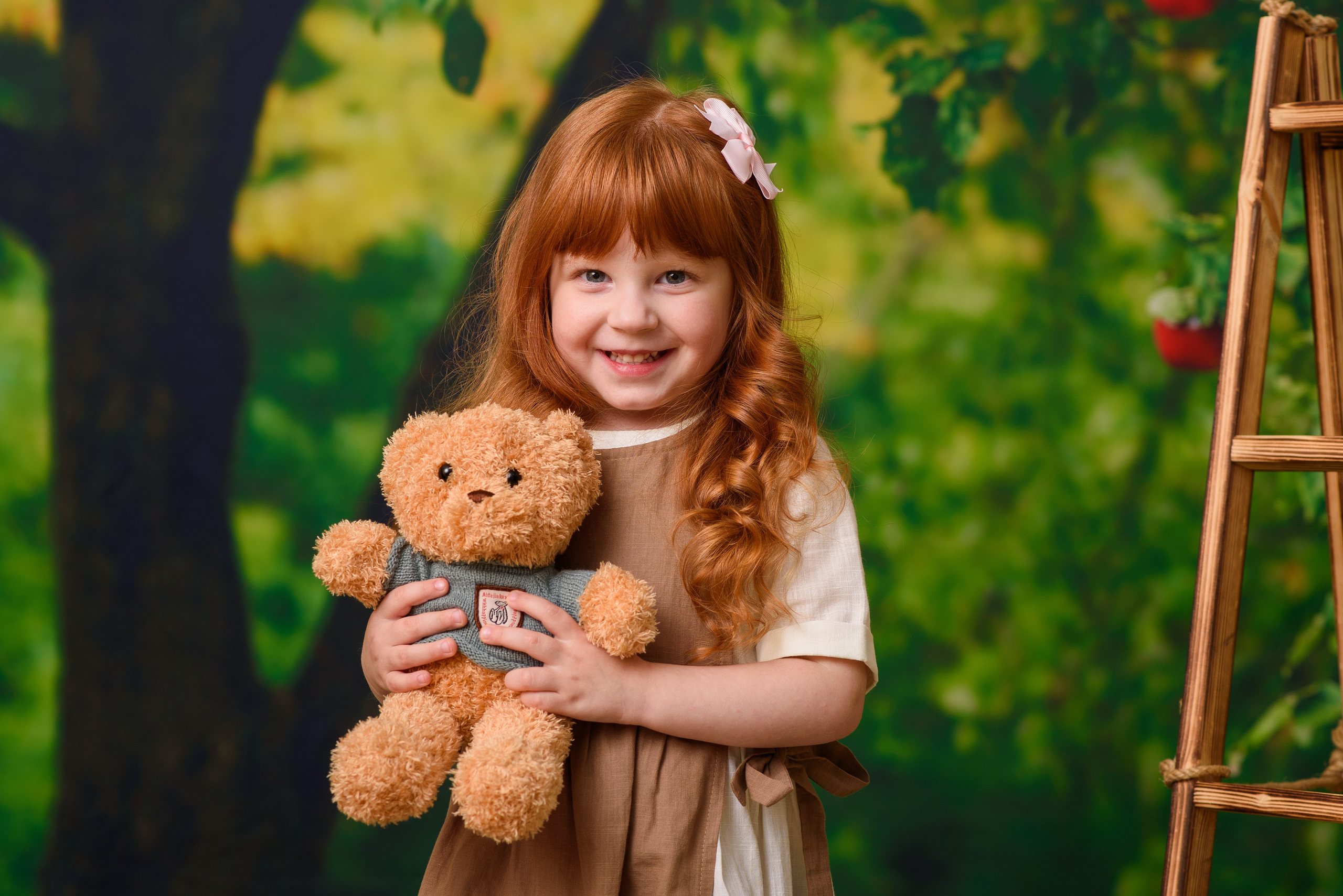 Яблочный сад. Детская фотостудия Москва