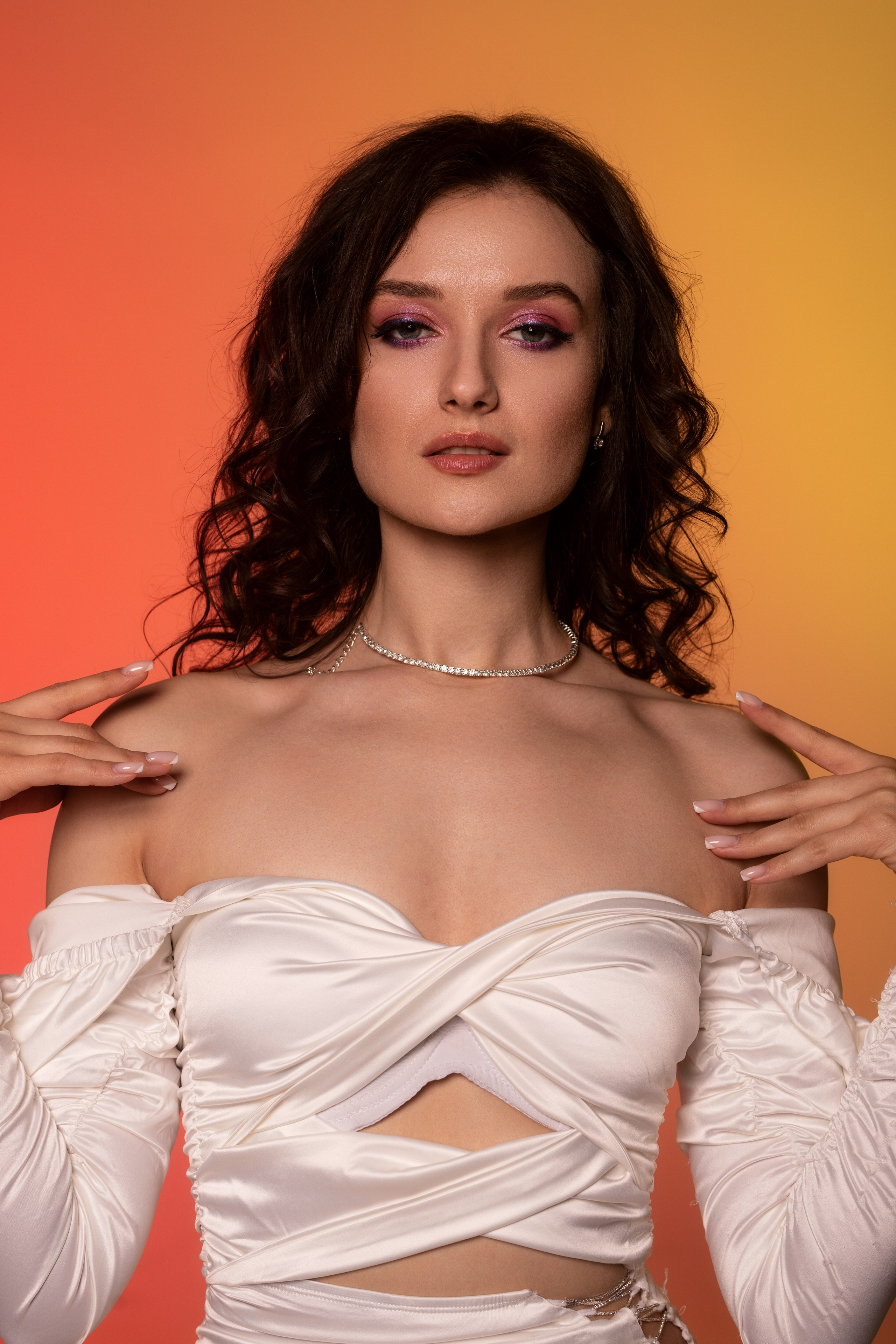 Съемка в студии на циклораме с Анастасией для «себя»