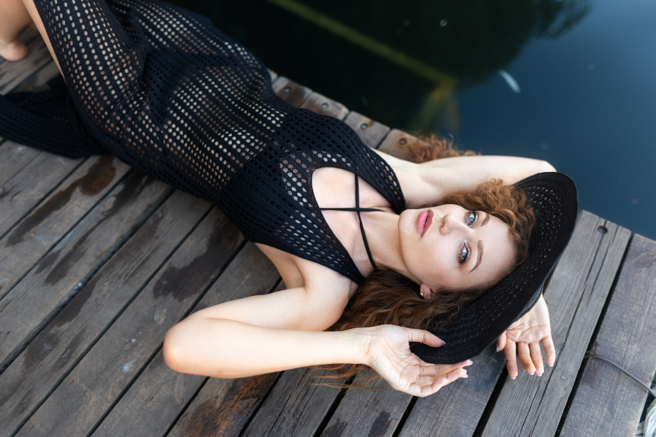 Съемка с Дианой у водоема на базе отдыха в формате для «себя». Дмитрий Шульгин, портретный фотограф в Воронеже