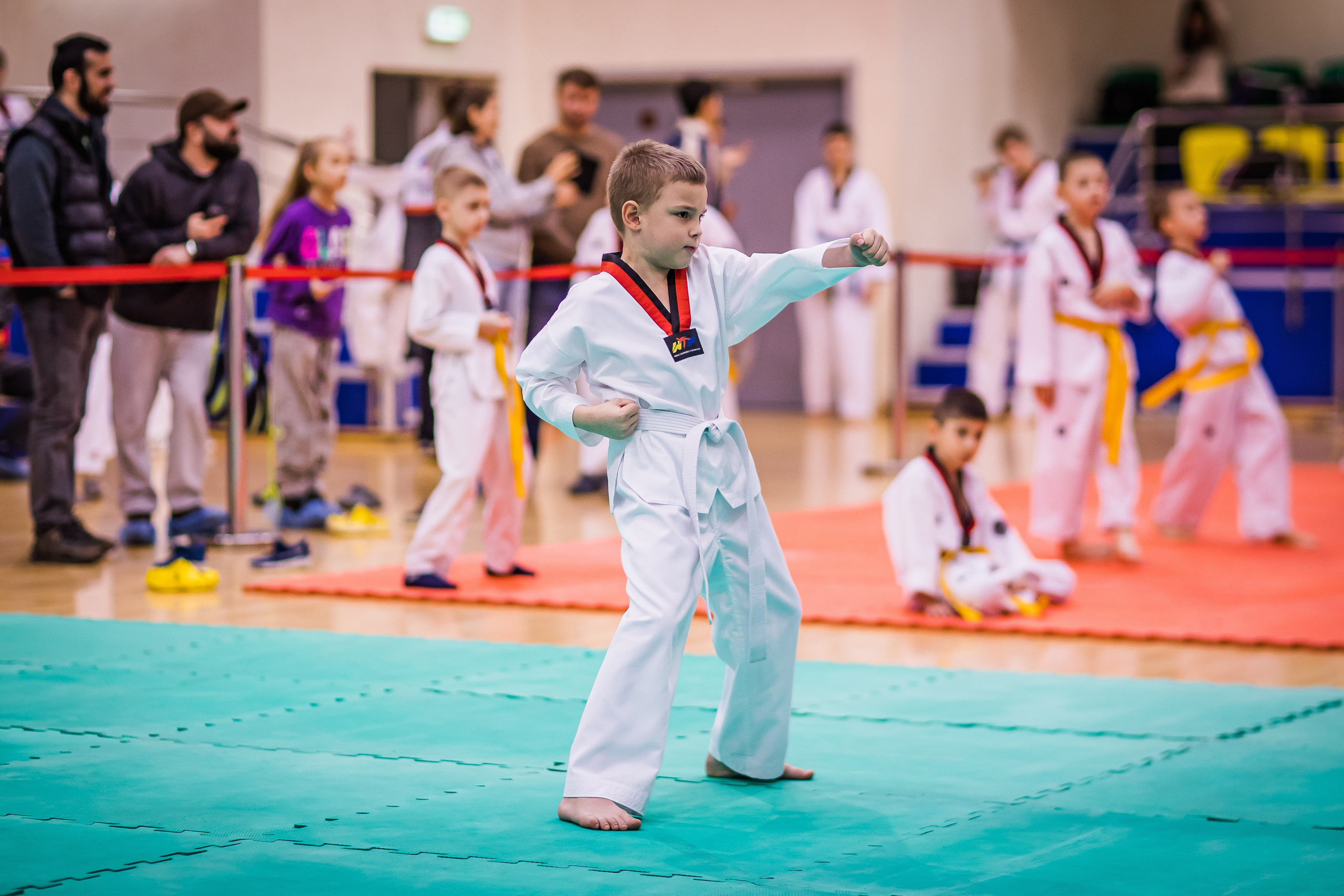 Турнир Федерации детского тхэквондо России по дисциплине ПХУМСЭ. Спортивный фотограф Максим Серегин