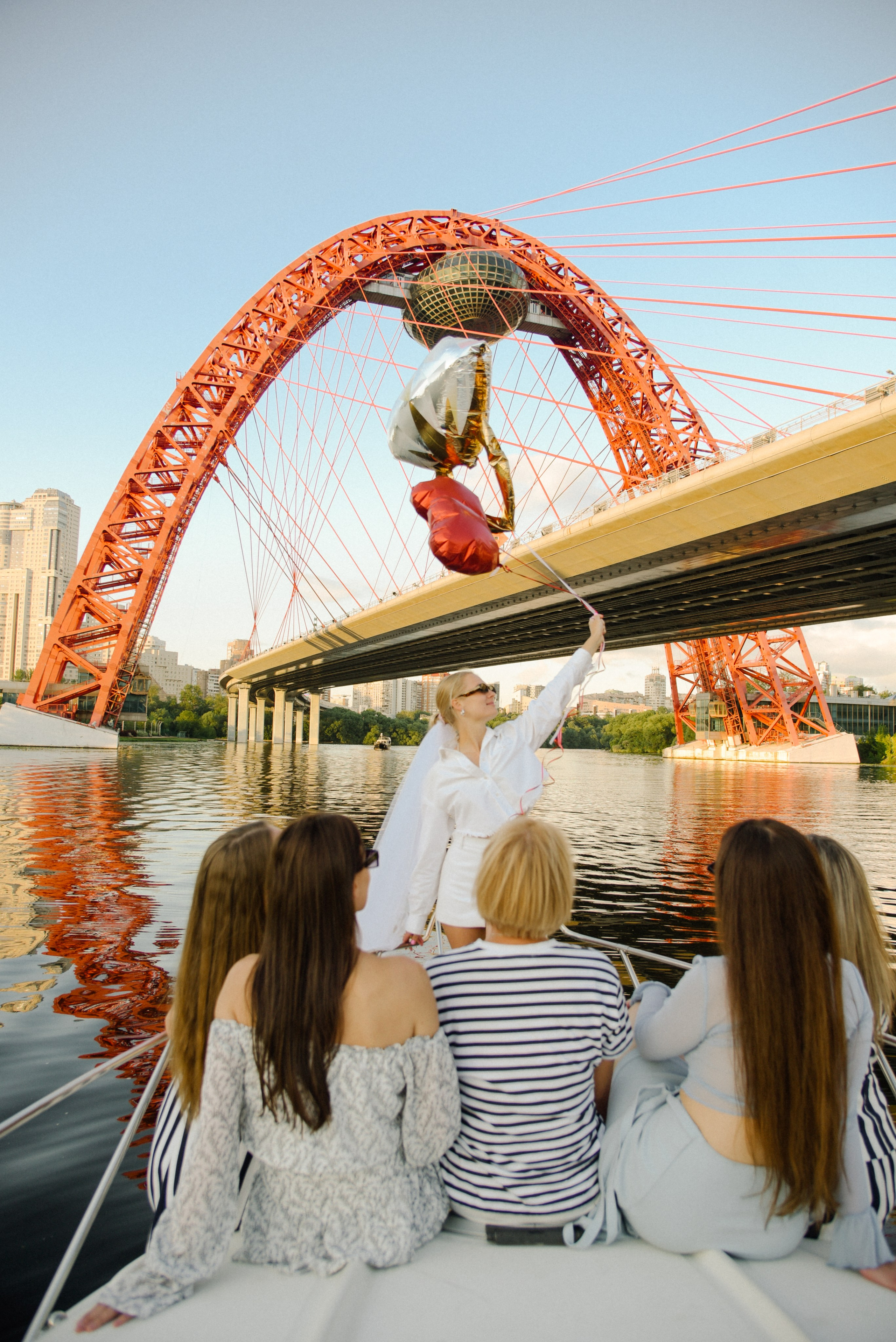Девичник на яхте. Фотограф Лола Волна, город Москва