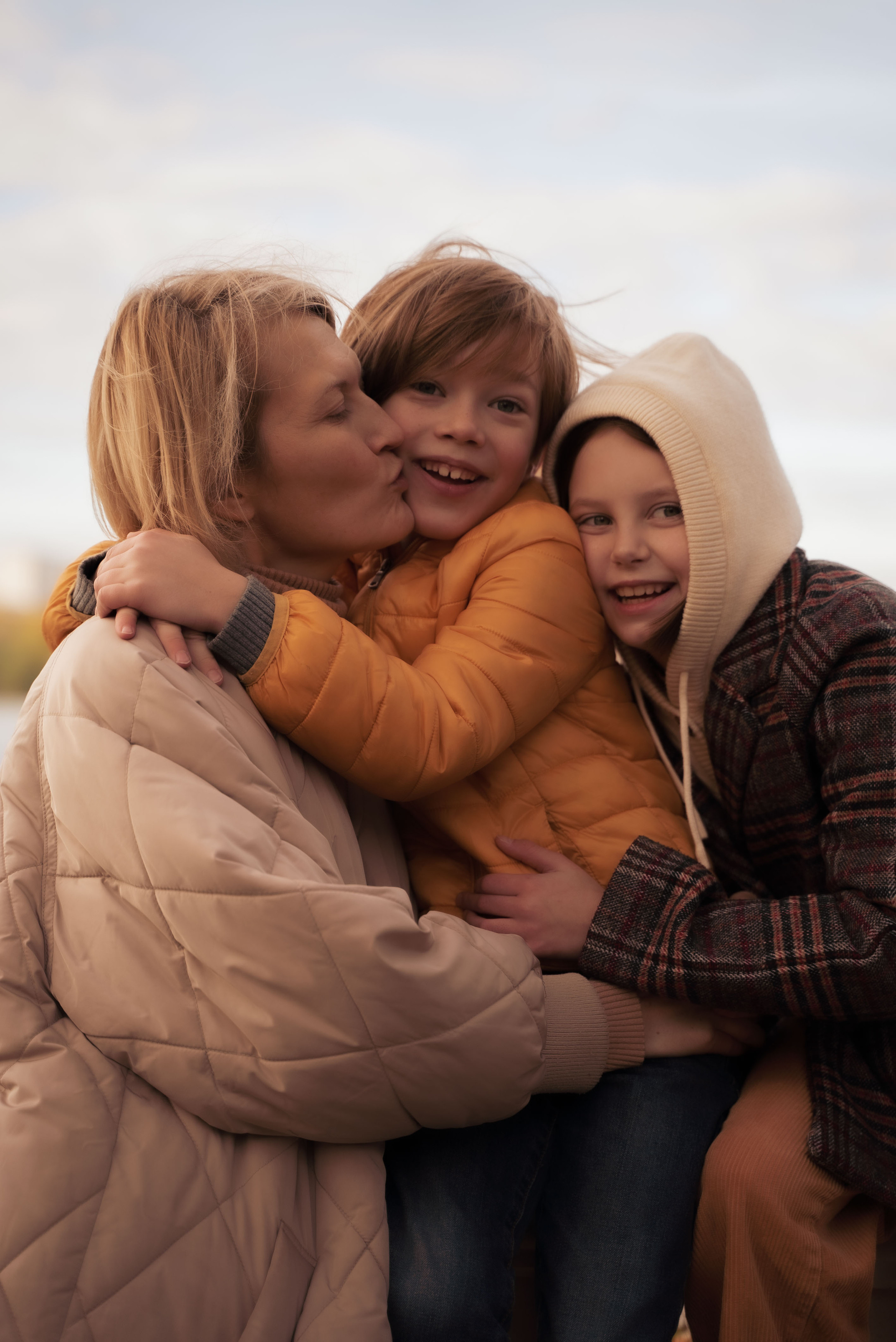 Осенняя фотосессия семьи в парке Речной вокзал. Видеограф Осинина Татьяна — видеосъемка в Москве
