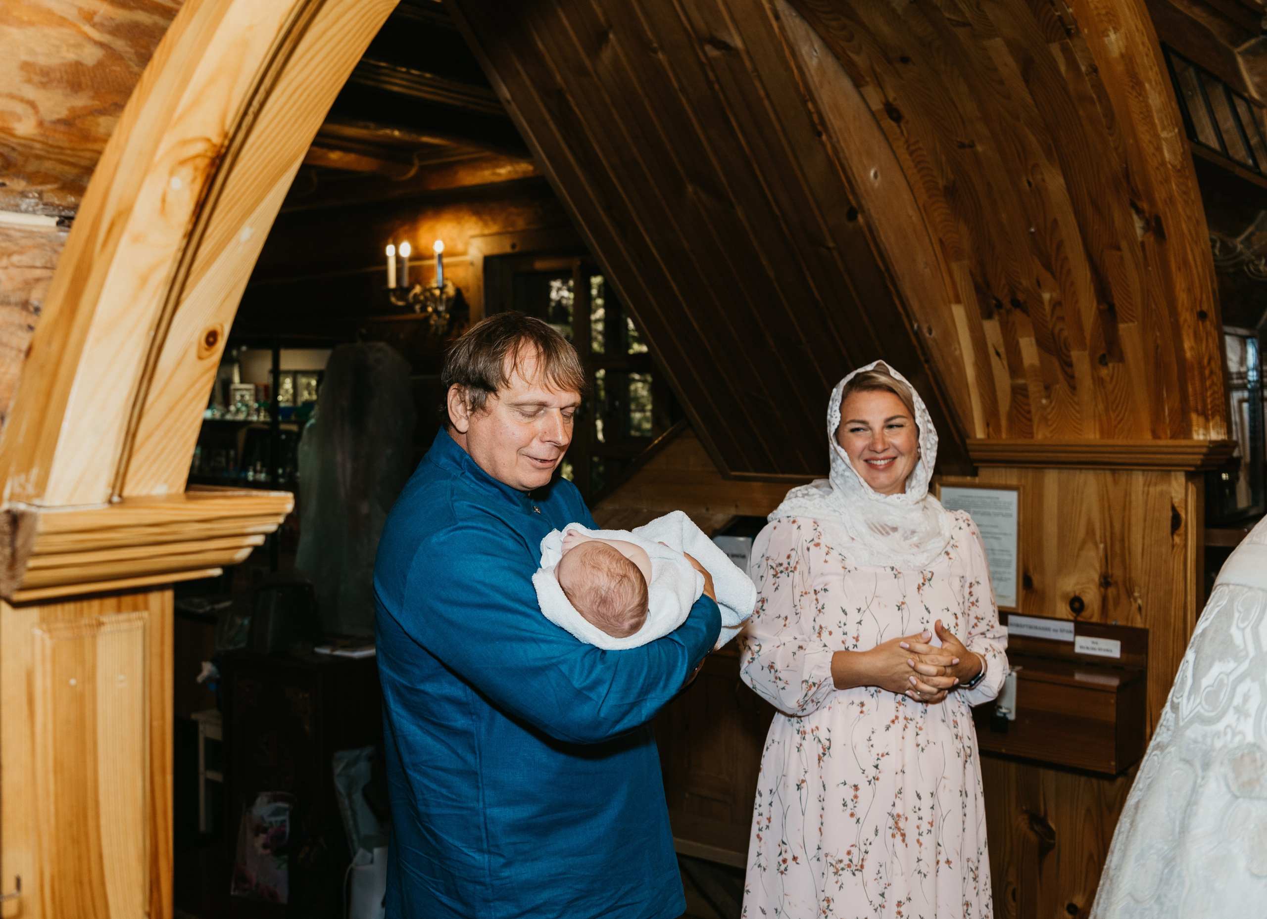 Крещение Елизаветы. Фотограф на выписку из роддома в Москве и МО