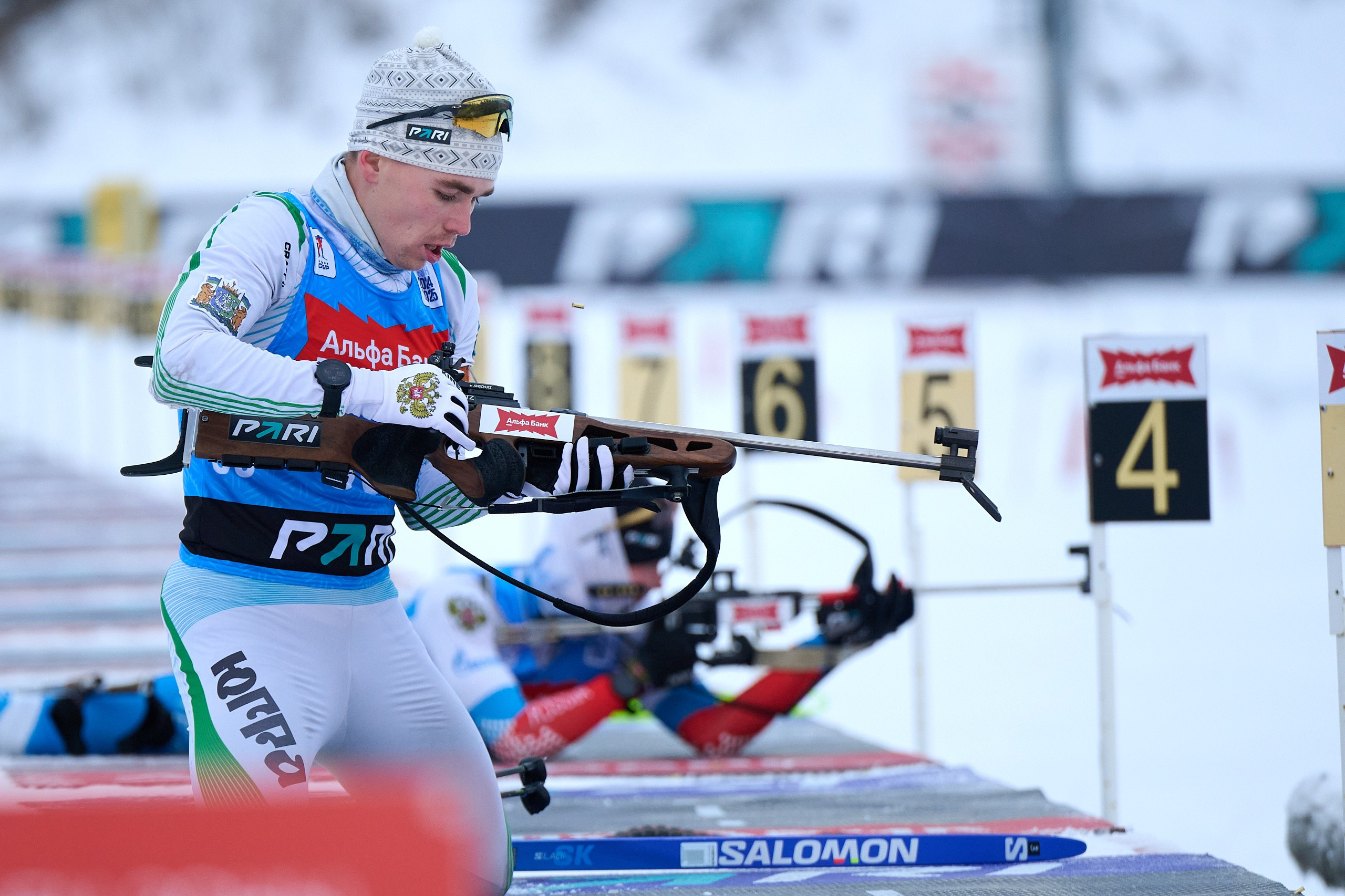 Биатлон. Чемпионат России — 2024/2025, 3-й этап, Ижевск. Ижевская винтовка. Спортивный репортажный фотограф в Ижевске Сергей Мерзляков