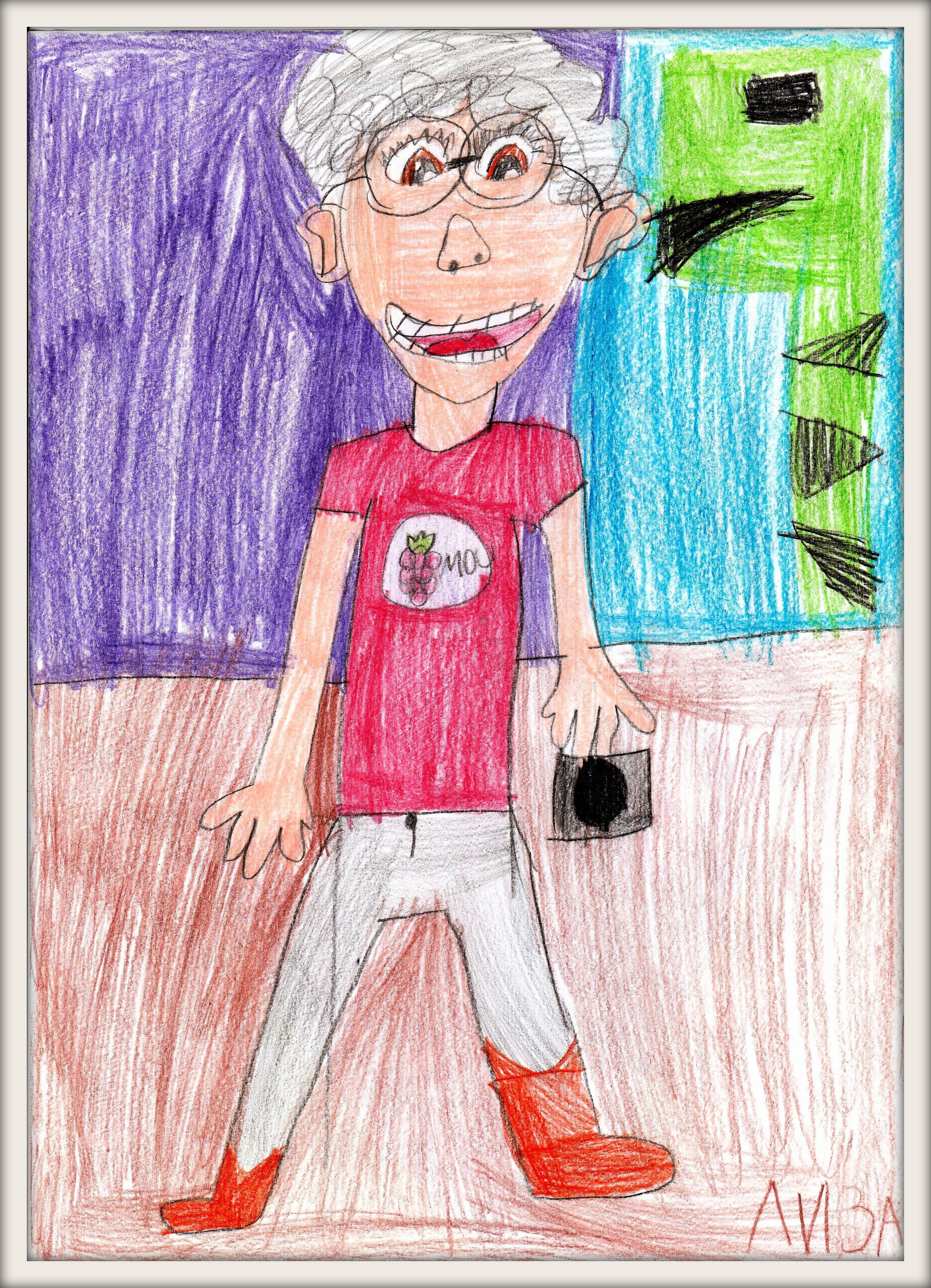 Рисунки от детишек. Фотограф Андрей Богач