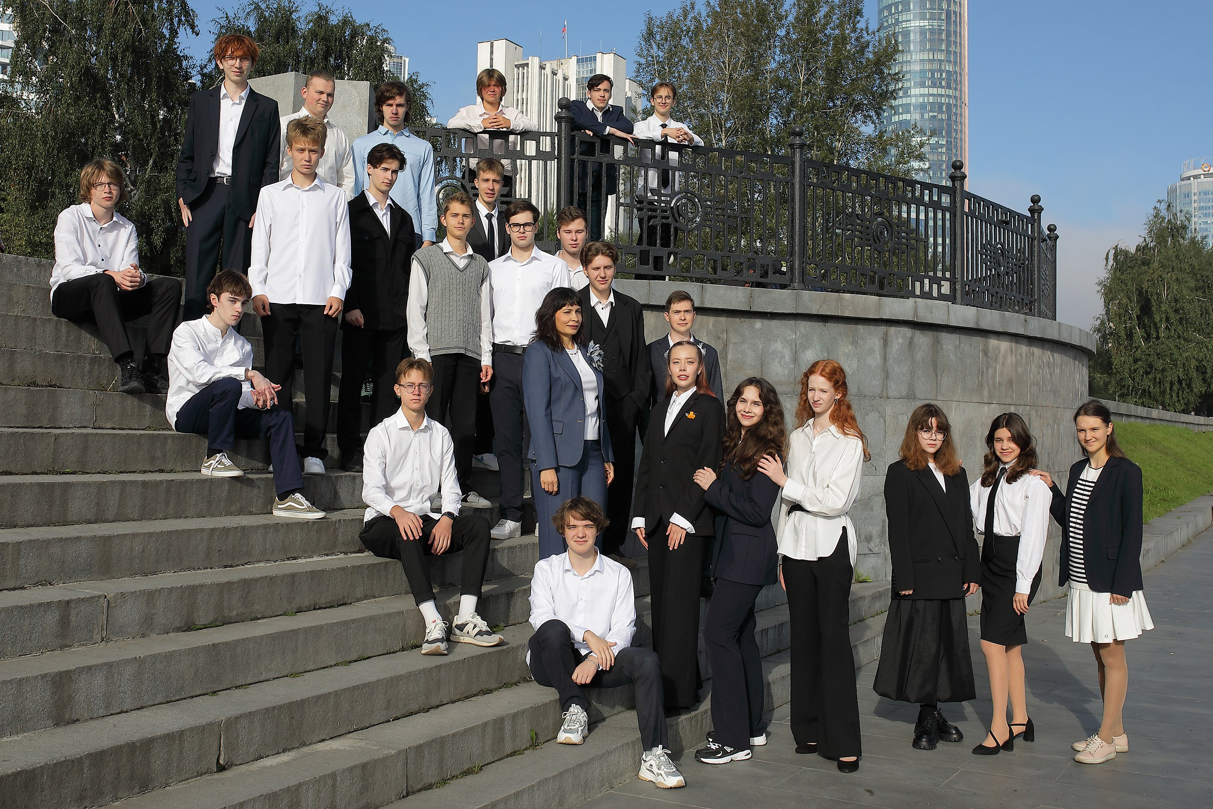 1 сентября. Фотосессия до линейки. Свадебный и семейный фотограф и видеограф в Екатеринбурге Полянские Тимур и Анастасия