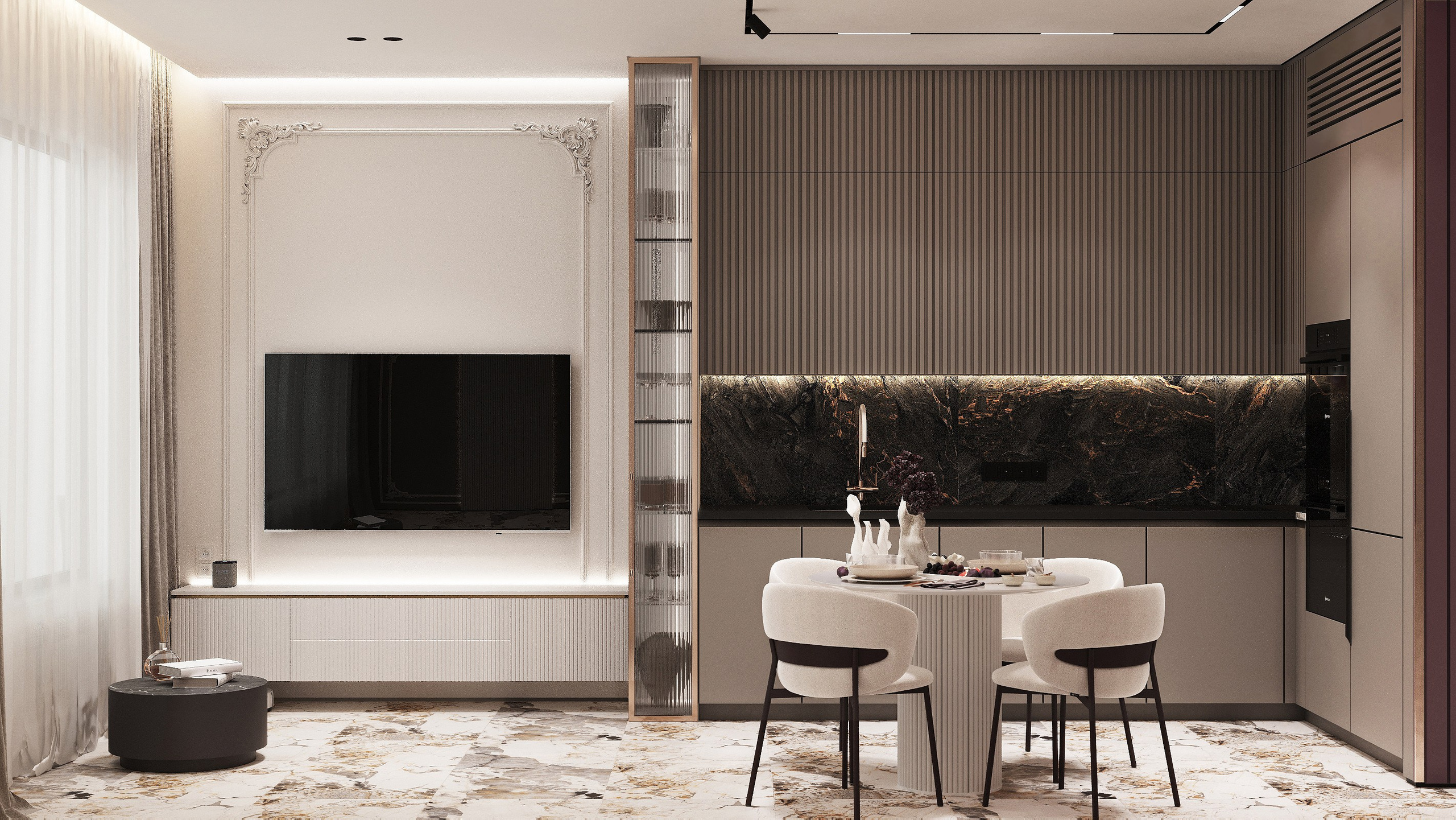 Дизайн-проект квартиры ЖК Голден Сити. Дизайнер интерьера квартир и частных домов