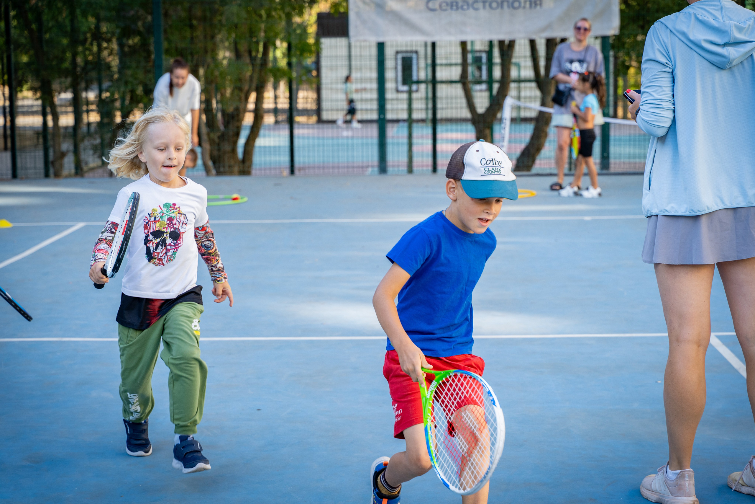 Федерация тенниса Севастополь. Малыши. Анастасия Дунаева. Фотограф в Севастополе